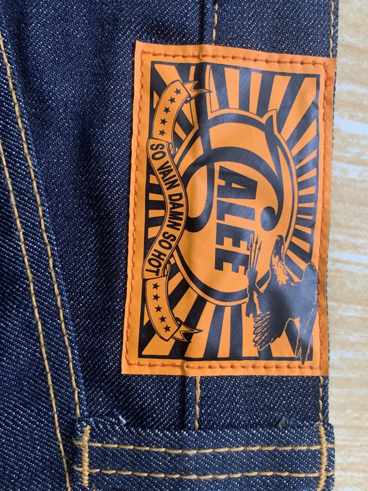 Japanese Brand 🔥 Rare.. Calee Selvedge Hard Denim Jeans Pants Size US 33 - 15 Thumbnail