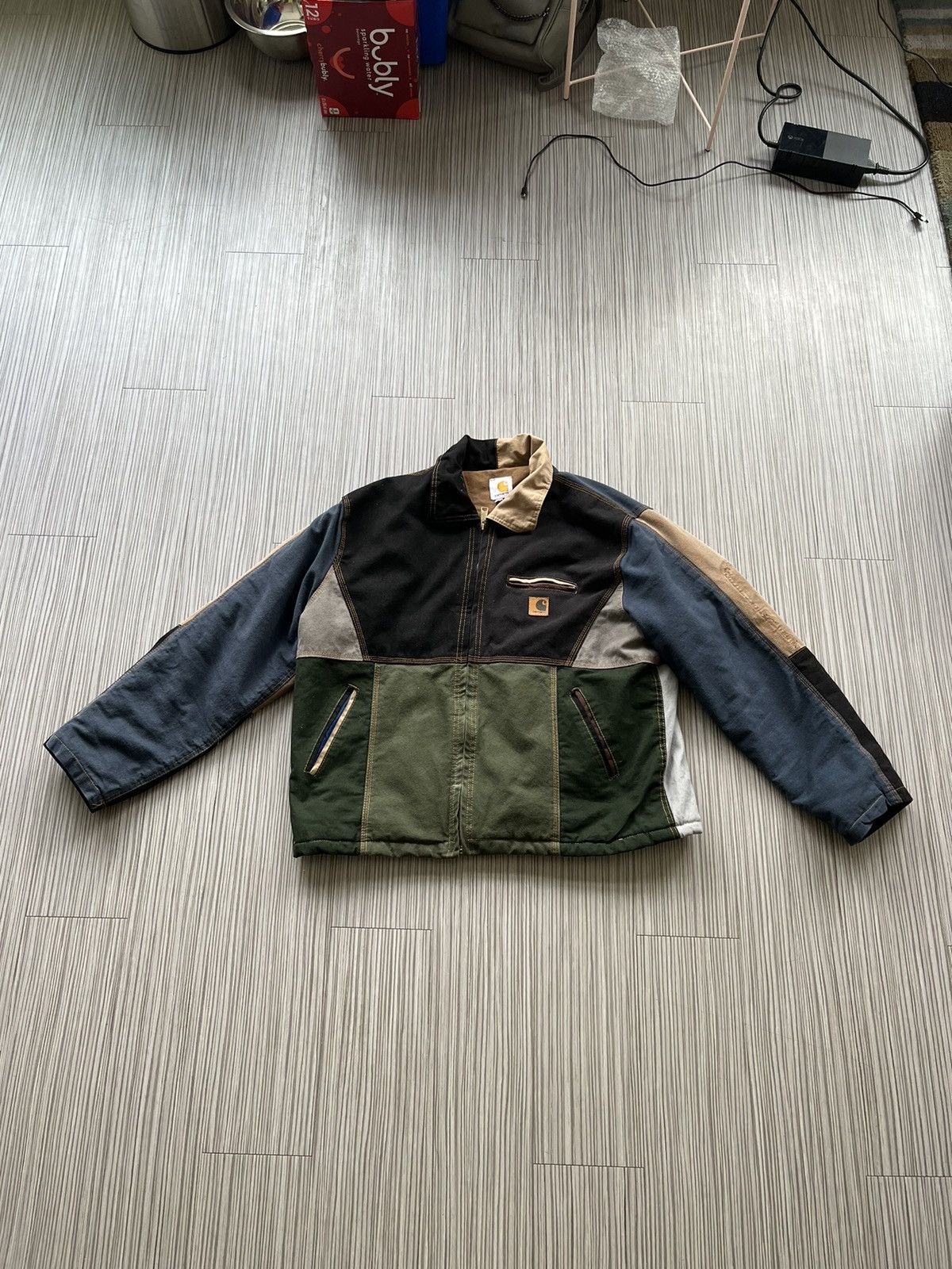 image of Re Worked Carhartt Detroit Work Jacket in Black, Men's (Size Large)