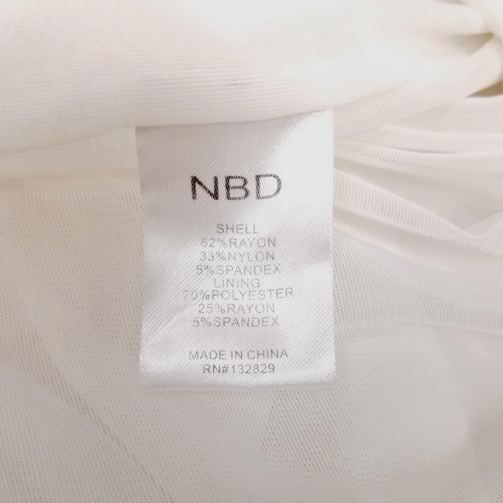 NBD NBD Bodycon CutOut Mini Dress White Sz Medium Size M / US 6-8 / IT 42-44 - 10 Thumbnail