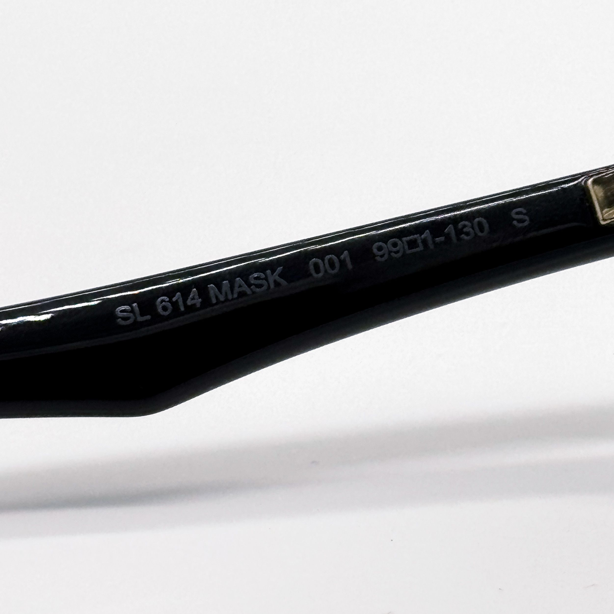 Saint Laurent Paris NEW SAINT LAURENT SL614 MASK 001 BLACK WOMEN SUNGLASSES Size ONE SIZE - 12 Thumbnail