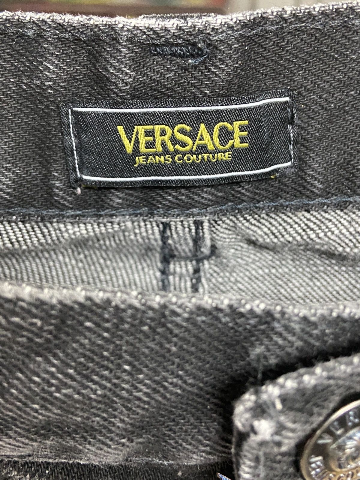 Versace Jeans Couture Vintage Versace Jeans Couture Men's Charcoal Black Jeans Size US 30 / EU 46 - 3 Thumbnail
