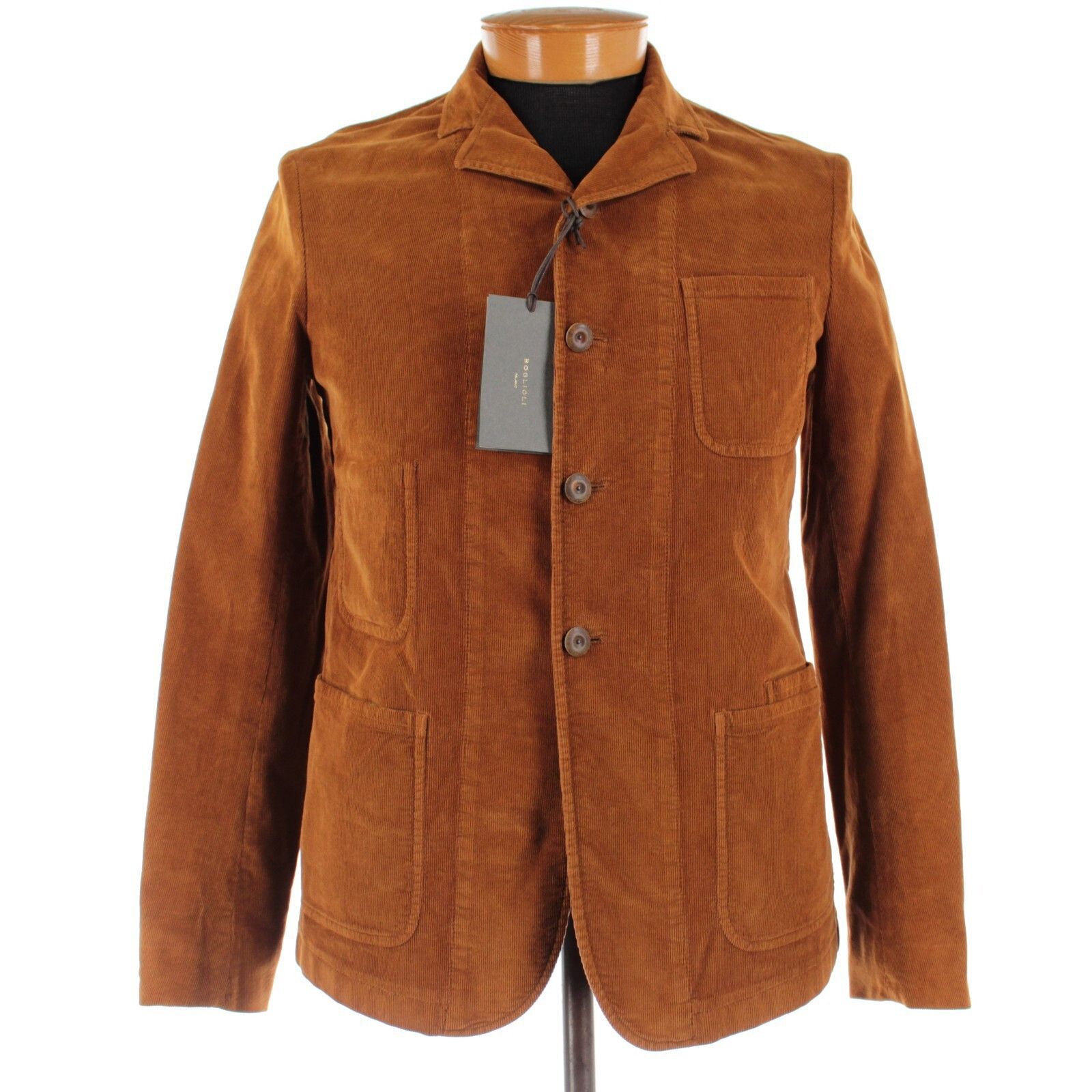 Boglioli Boglioli Jacket Size S US In Brown Cotton Size US S / EU 44-46 / 1 - 1 Thumbnail