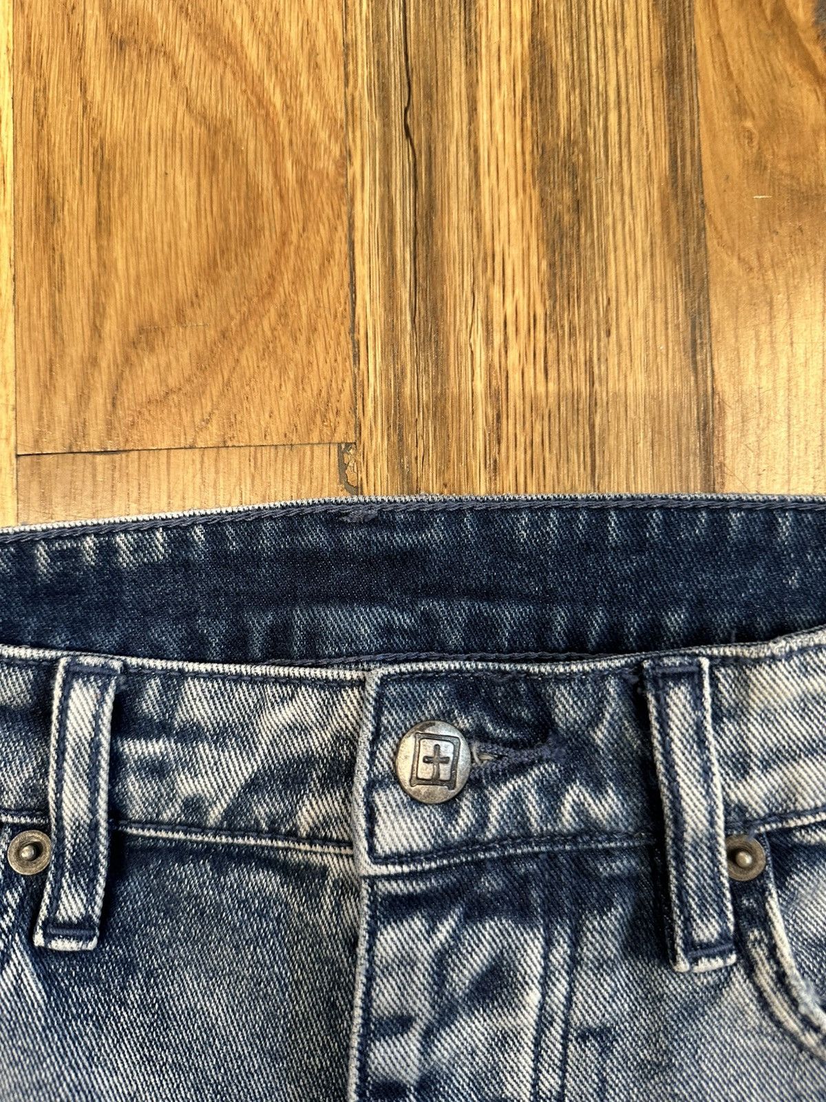 Ksubi Ksubi Knee Stitch Patch Plain Blue Denim Jeans Size 31 Size US 31 - 3 Thumbnail