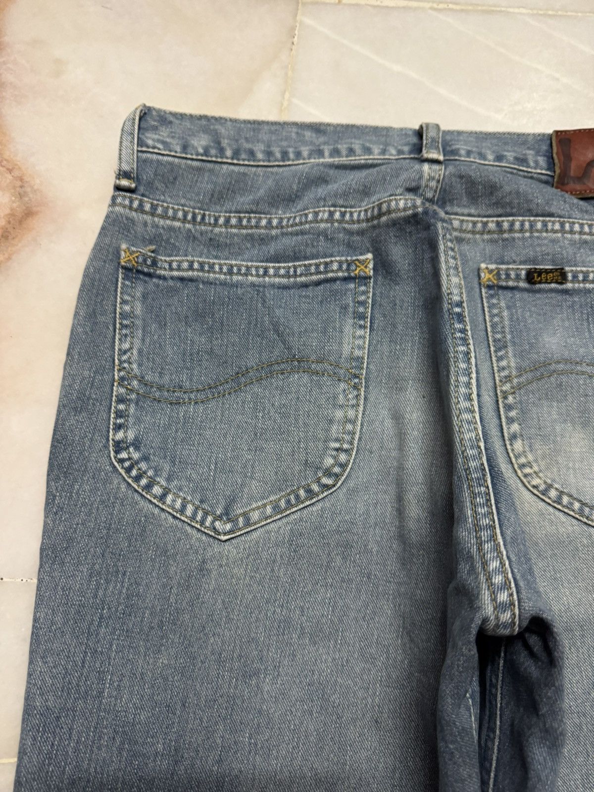Lee 💥BAGGY💥90's LEE MUD WASHED HEAVYWEIGHT DENIM INSANE STYLE Size US 28 / EU 44 - 20 Thumbnail