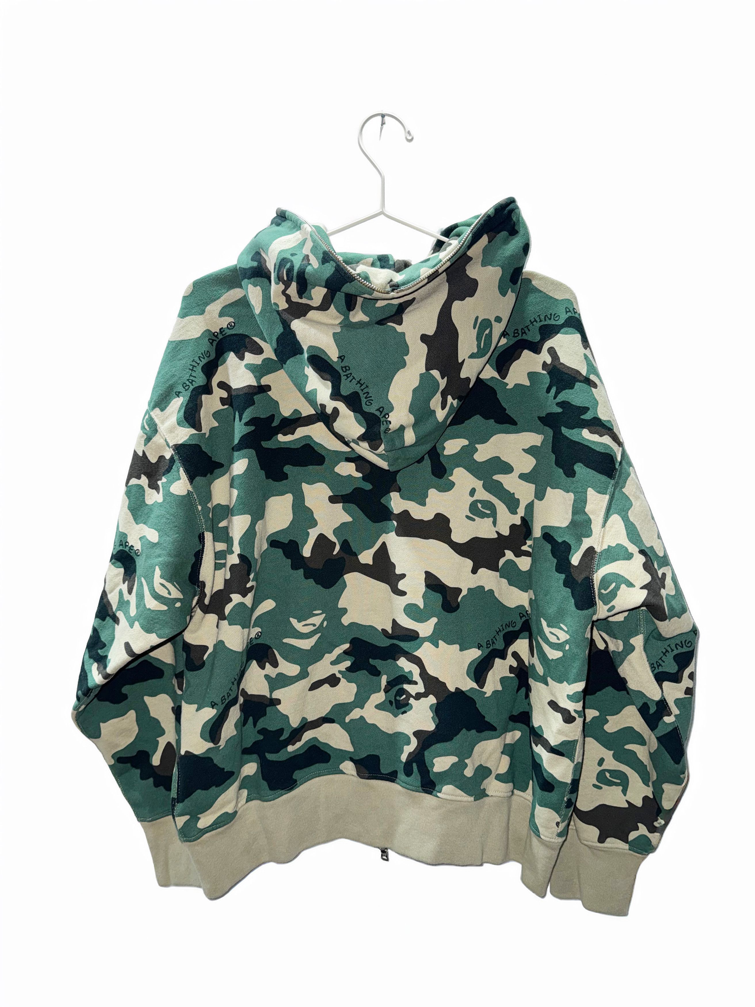 A Bathing Ape BAPE Woodland Camo Full-Zip Hoodie