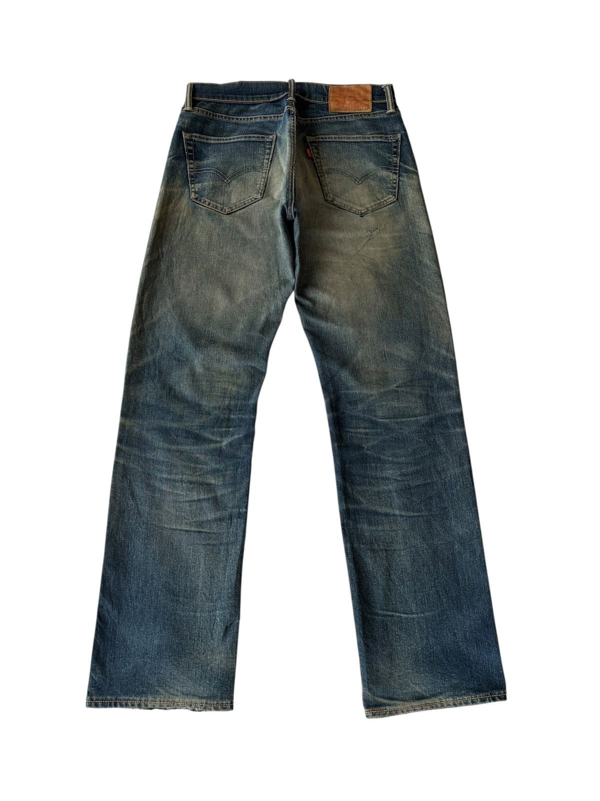 If Six Was Nine Vintage Levis 505 Mud Wash Rusty Jeans Distressed Denim Size US 31 - 6 Thumbnail