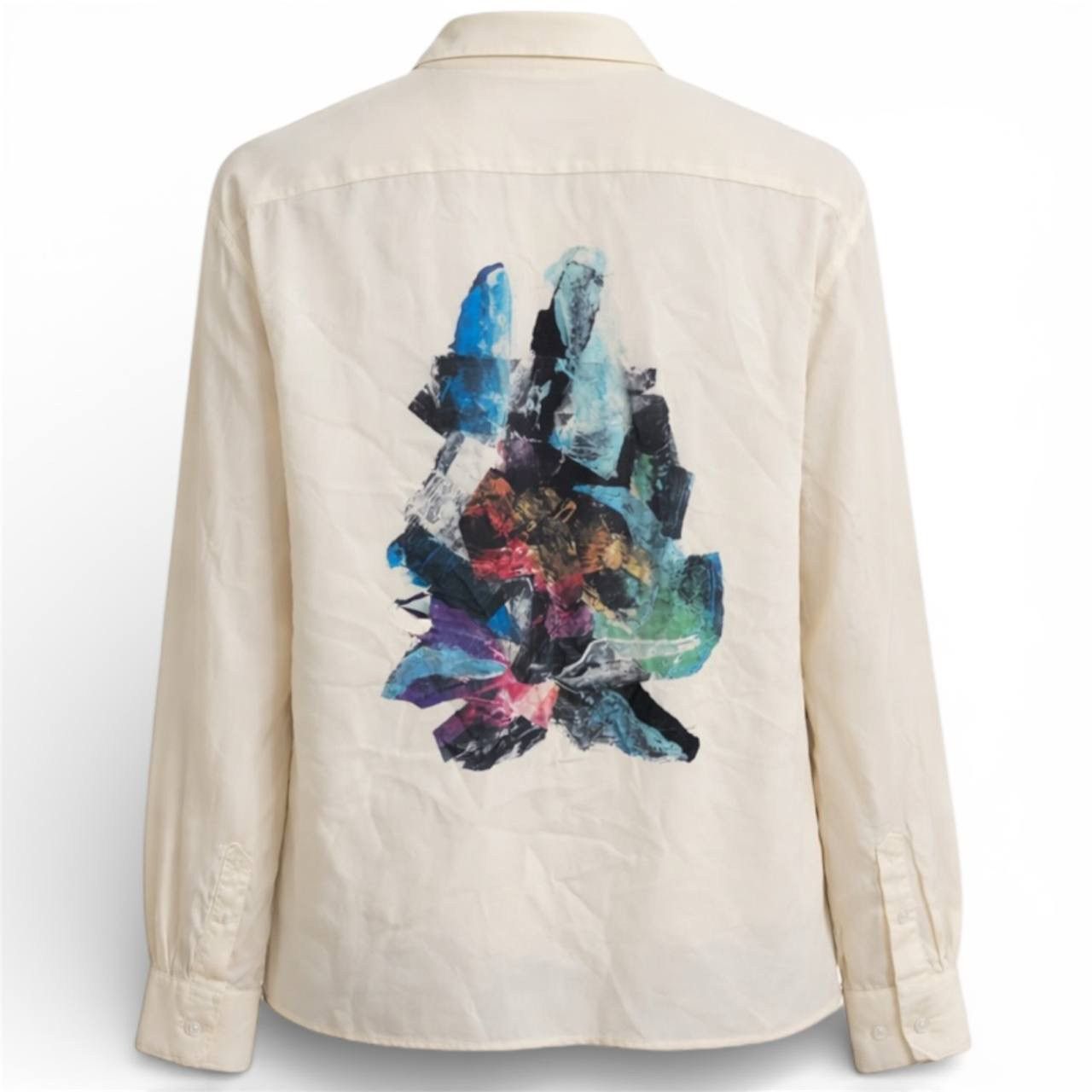 Acne Studios ACNE STUDIOS CRYSTAL PICTURE WOMEN SILK BUTTON BLOUSE SHIRT Size XS / US 0-2 / IT 36-38 - 1 Thumbnail