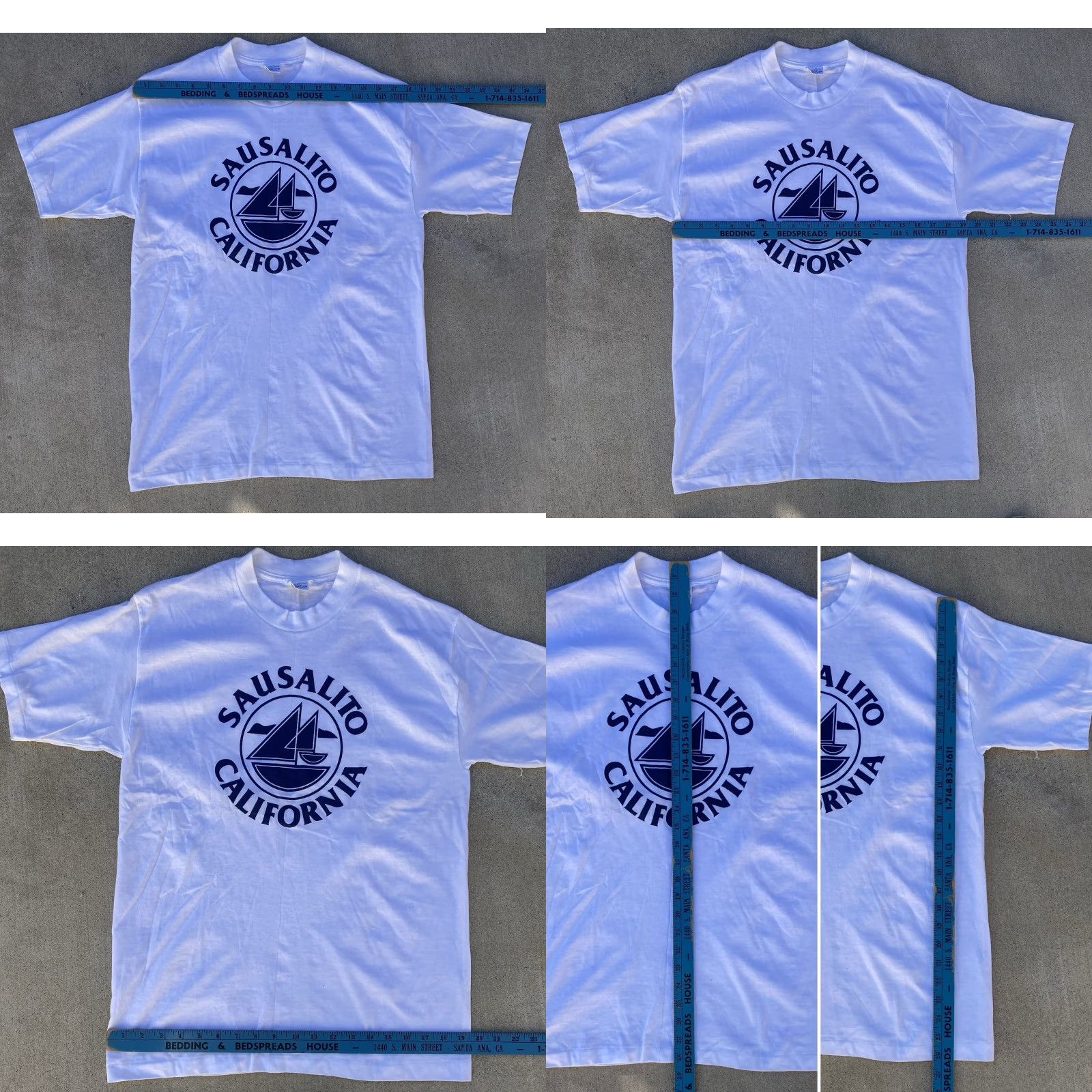 Vintage VINTAGE Belton California T Shirt Sailboat Graphic Tee Shirt L White Men Size US L / EU 52-54 / 3 - 11 Thumbnail