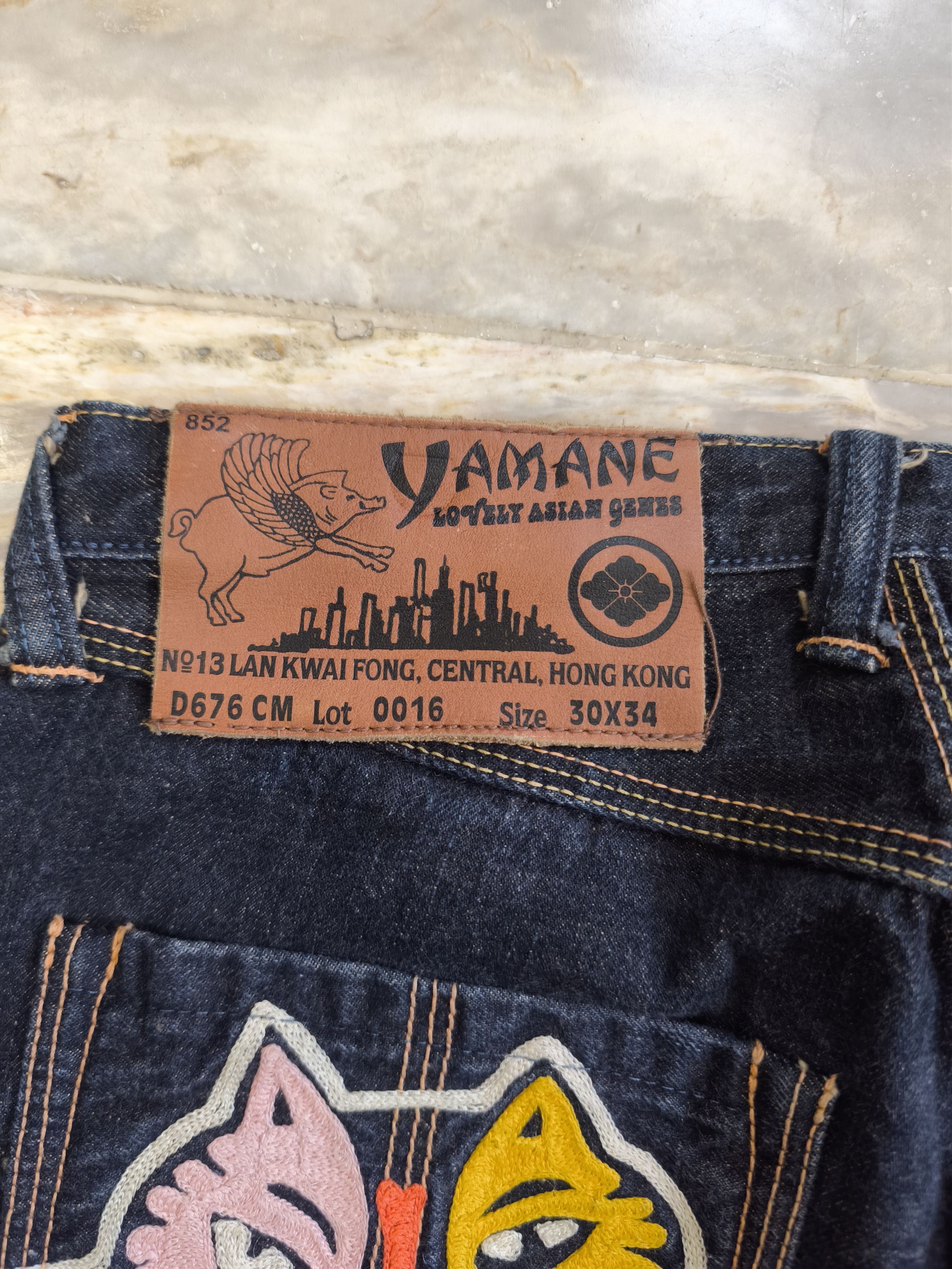 Evisu Yamane x EVISU Dormouse White Seagull Embroidery Denim Jeans Size US 30 / EU 46 - 4 Thumbnail