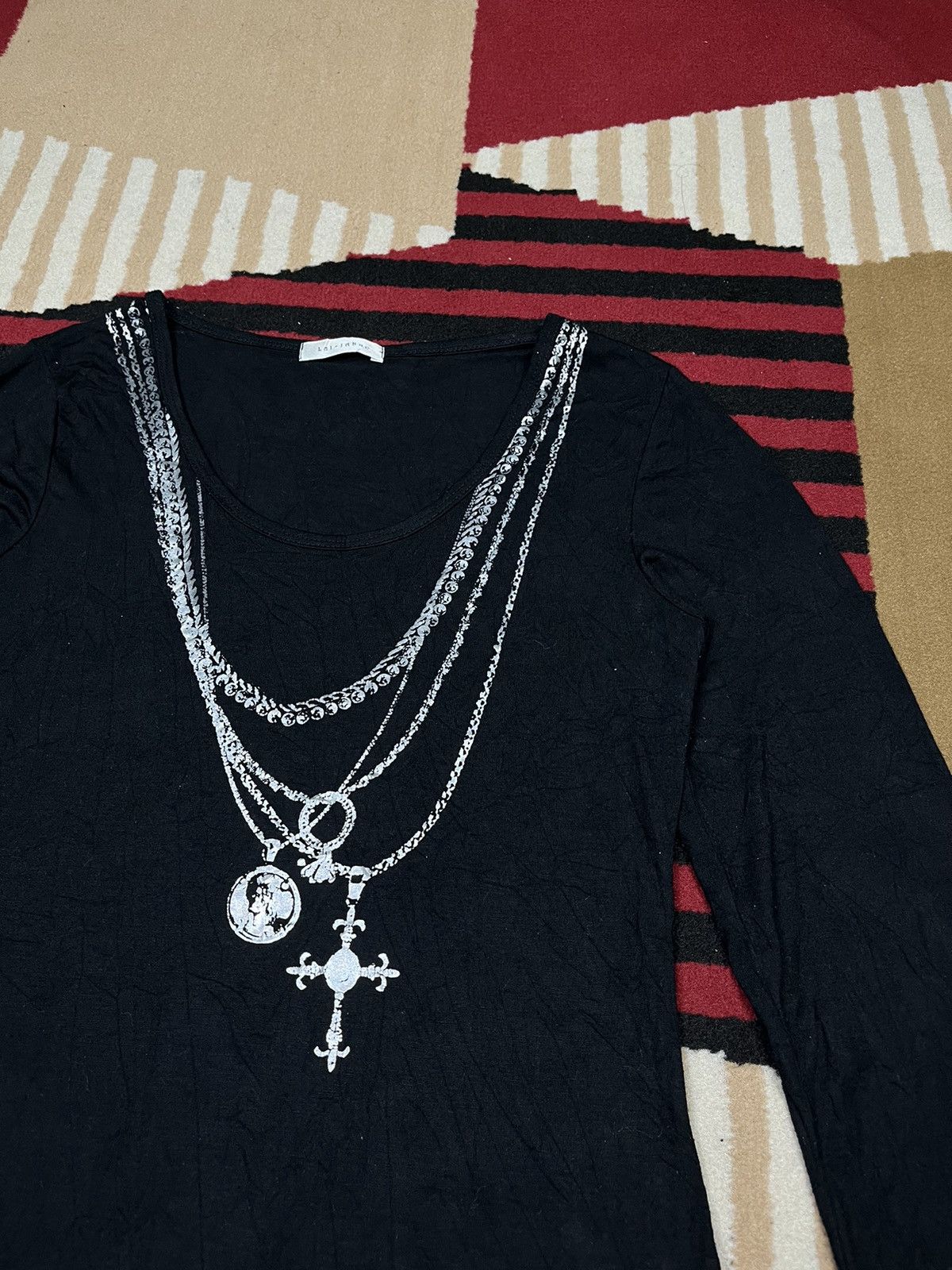14th Addiction × Japanese Brand × Le Grande Bleu (L.G.B.) Japanese Brand Y2k Style Longsleeve Size S / US 4 / IT 40 - 3 Thumbnail