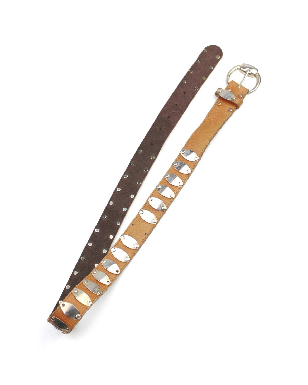 Hysteric Glamour 2000S JAPANESE MADE PUNK METAL STUDDED LEATHER BELT Size ONE SIZE - 3 Thumbnail