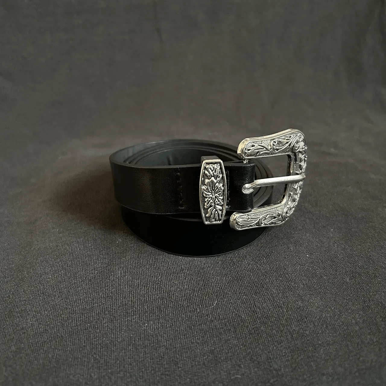 Japanese Brand Y2K 2000s Style Black Western Classic Boho Belt Size ONE SIZE - 4 Thumbnail
