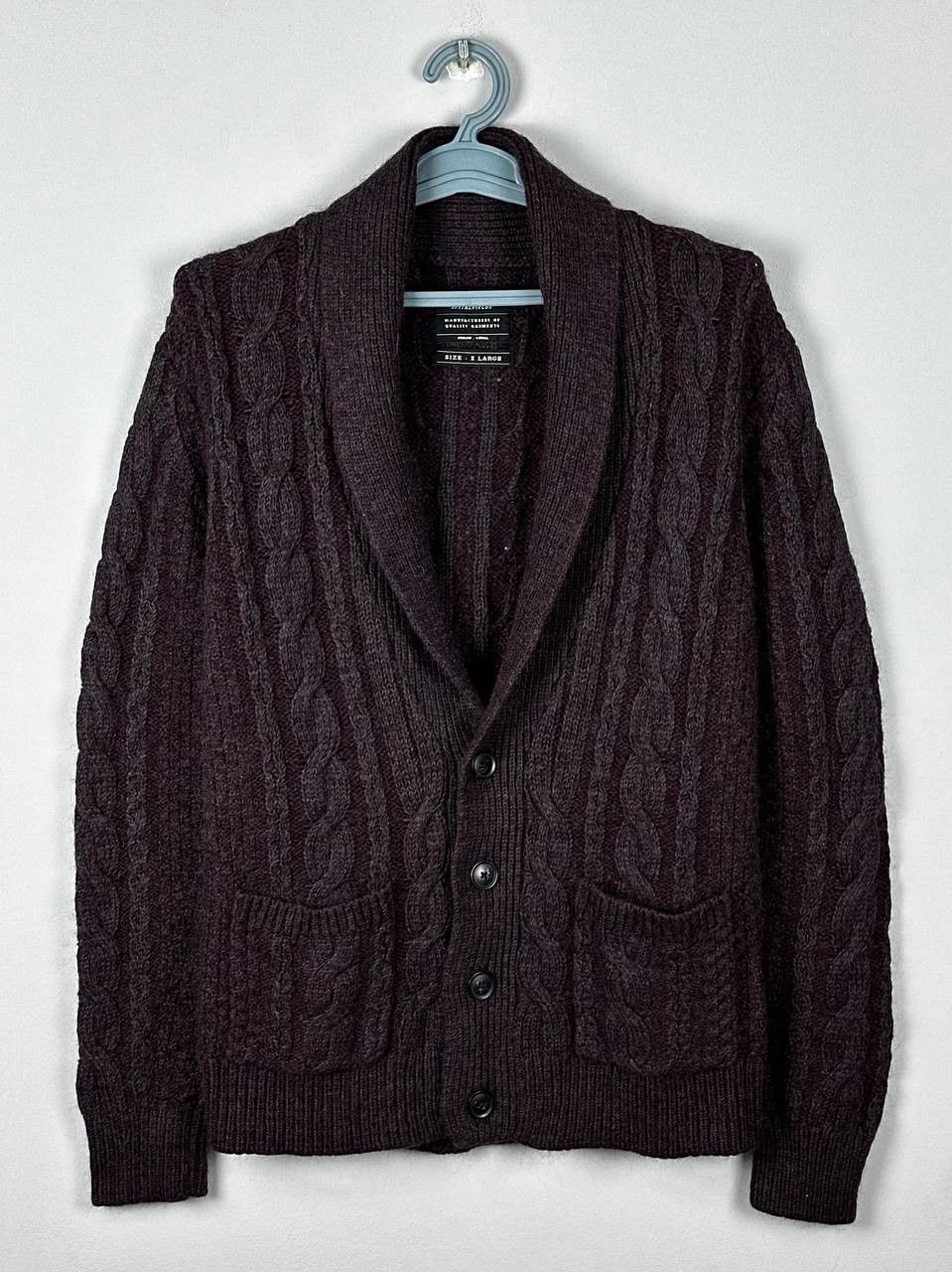 Allsaints Vintage Allsaints Spitalfields Wool Heavyweight Cardigan Size US XL / EU 56 / 4 - 1 Thumbnail