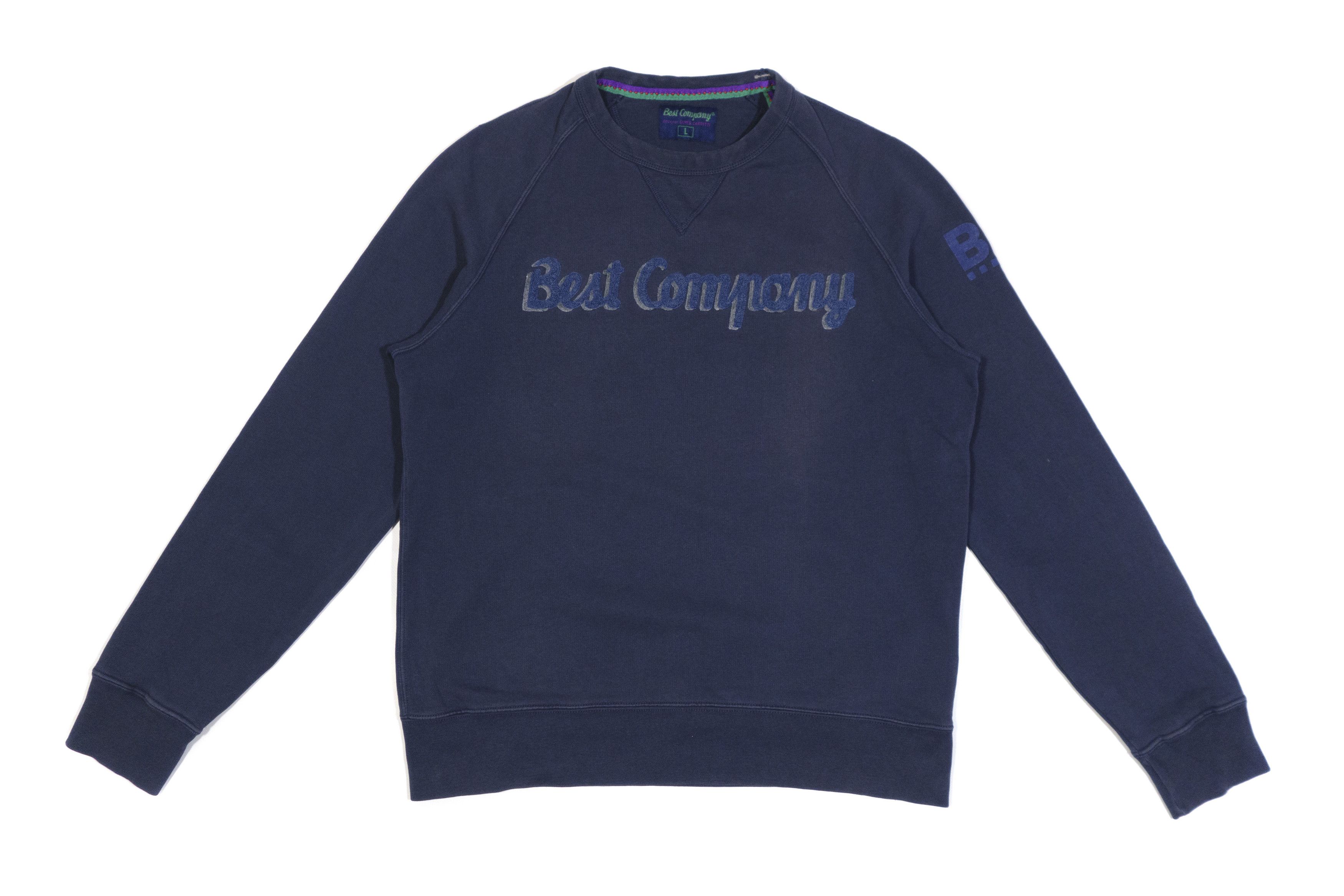 Vintage Best Company Big Logo Sweatshirt Size US L / EU 52-54 / 3 - 1 Thumbnail