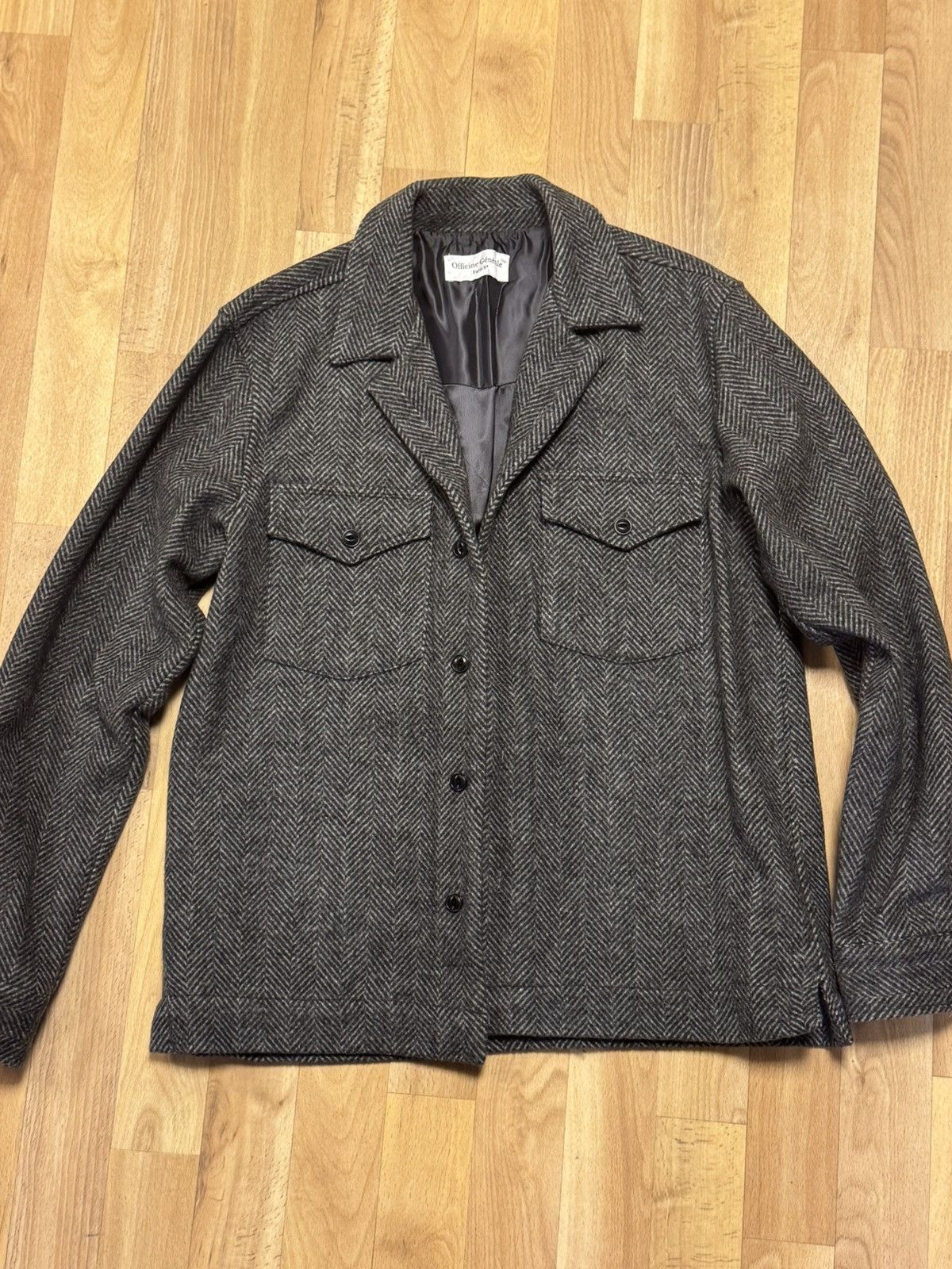Officine Generale Officine Generale Wool Jacket Grey. Size US M / EU 48-50 / 2 - 1 Thumbnail