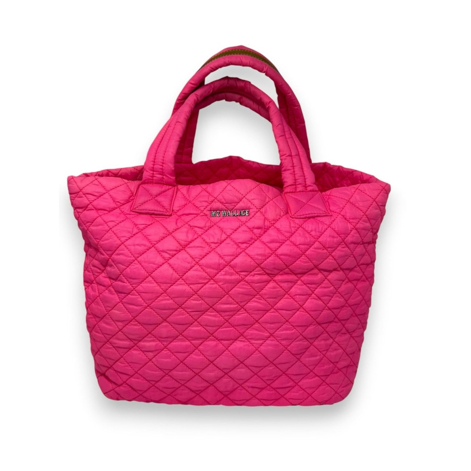 MZ Wallace MZ Wallace Small Metro Quilt Neon Pink Fluorescent Tote Bag Size ONE SIZE - 2 Thumbnail