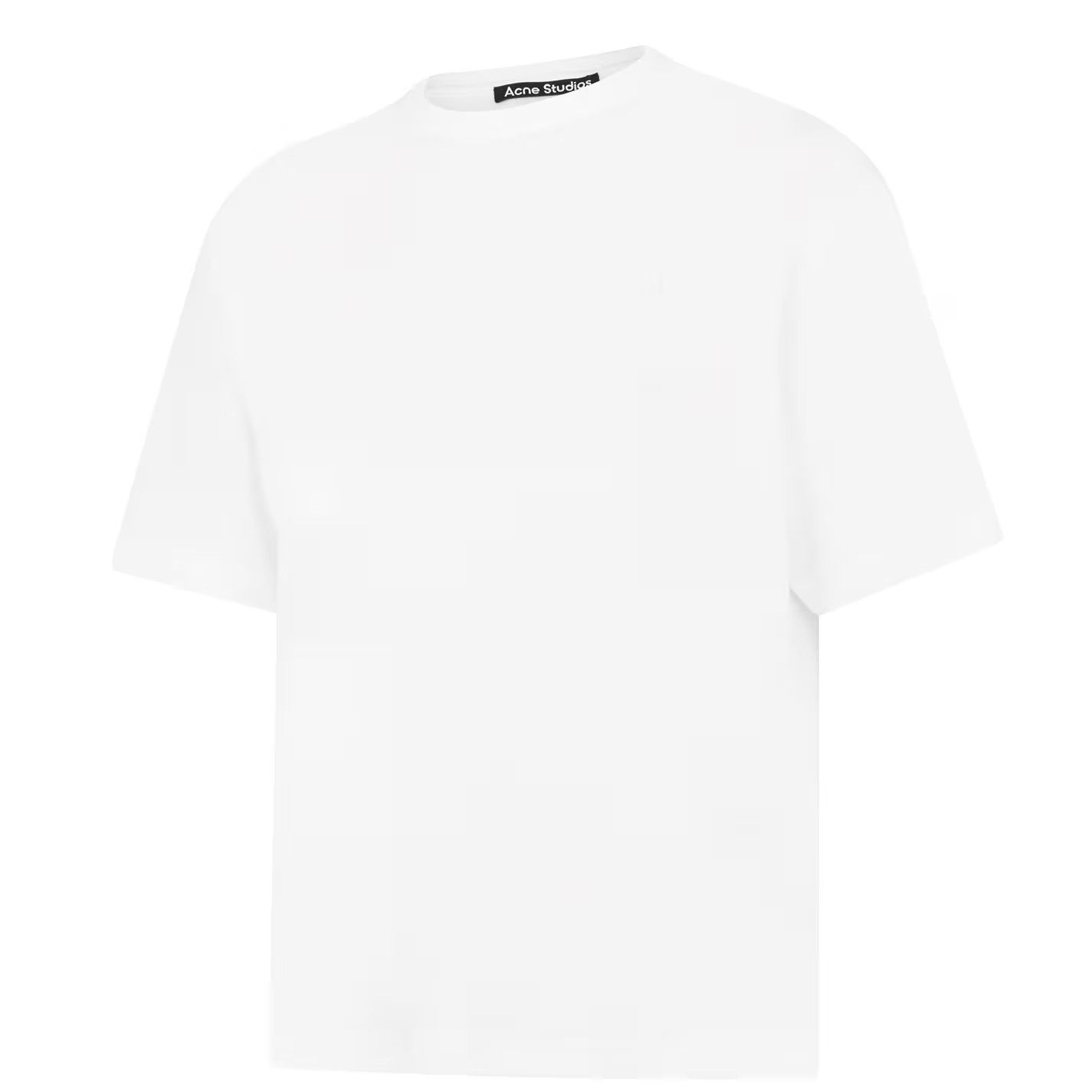 Acne Studios o1g2r1mq0825 Face Patch T-Shirt in Optic White Size US XS / EU 42 / 0 - 6 Thumbnail