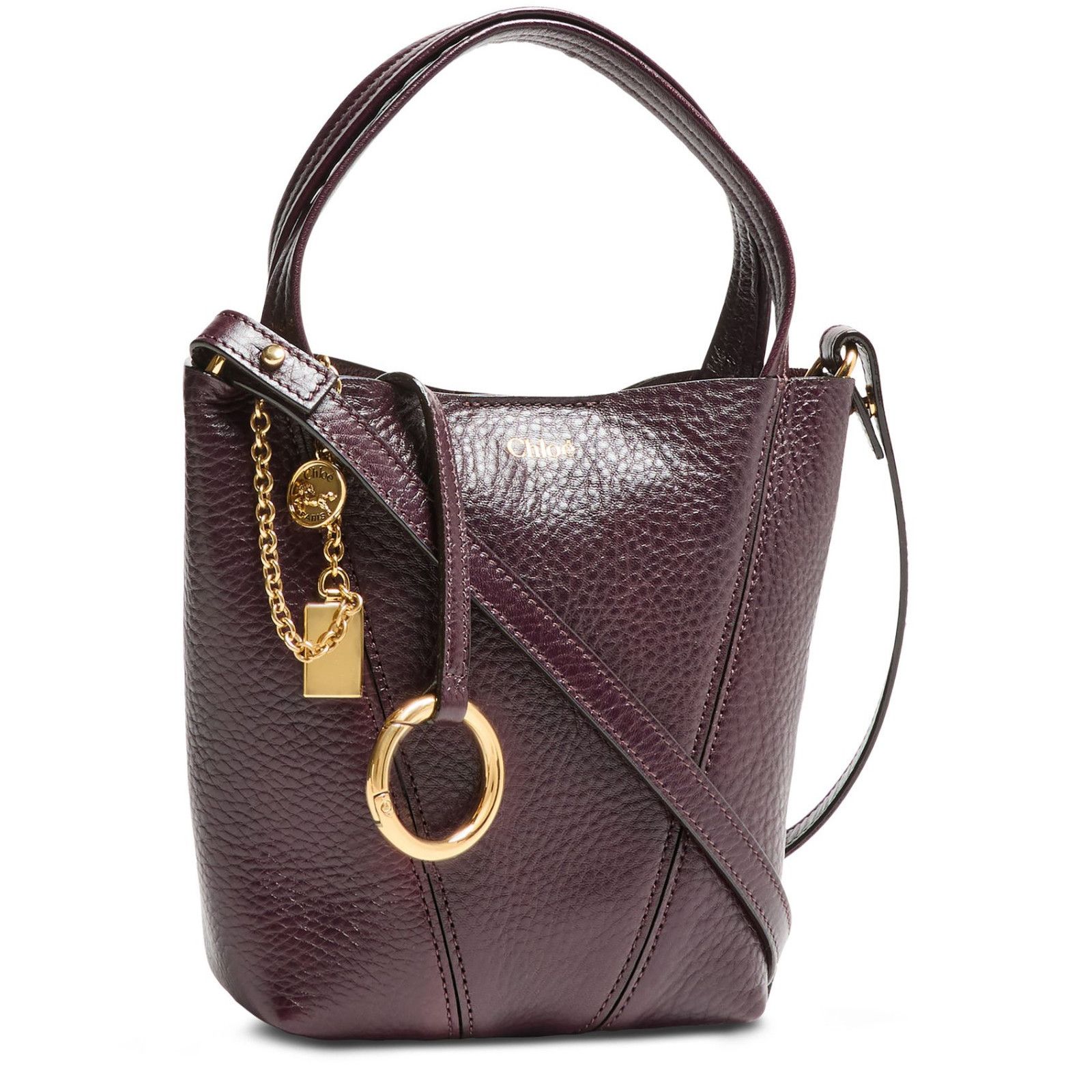 Chloe Chloe Spin Perfect Plum Top Handle Bag New & Authentic Size ONE SIZE - 2 Thumbnail