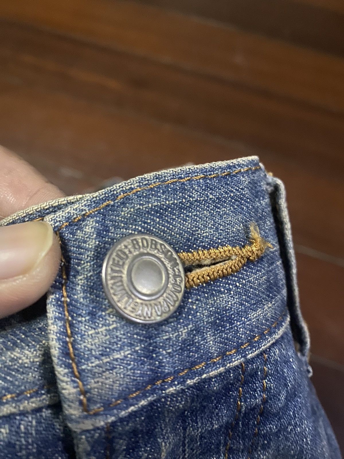 Edwin × Vintage Fire Vintage BOBSON CRACK WASH Dirty Vintage Mud Wash Jeans Size US 32 / EU 48 - 7 Thumbnail