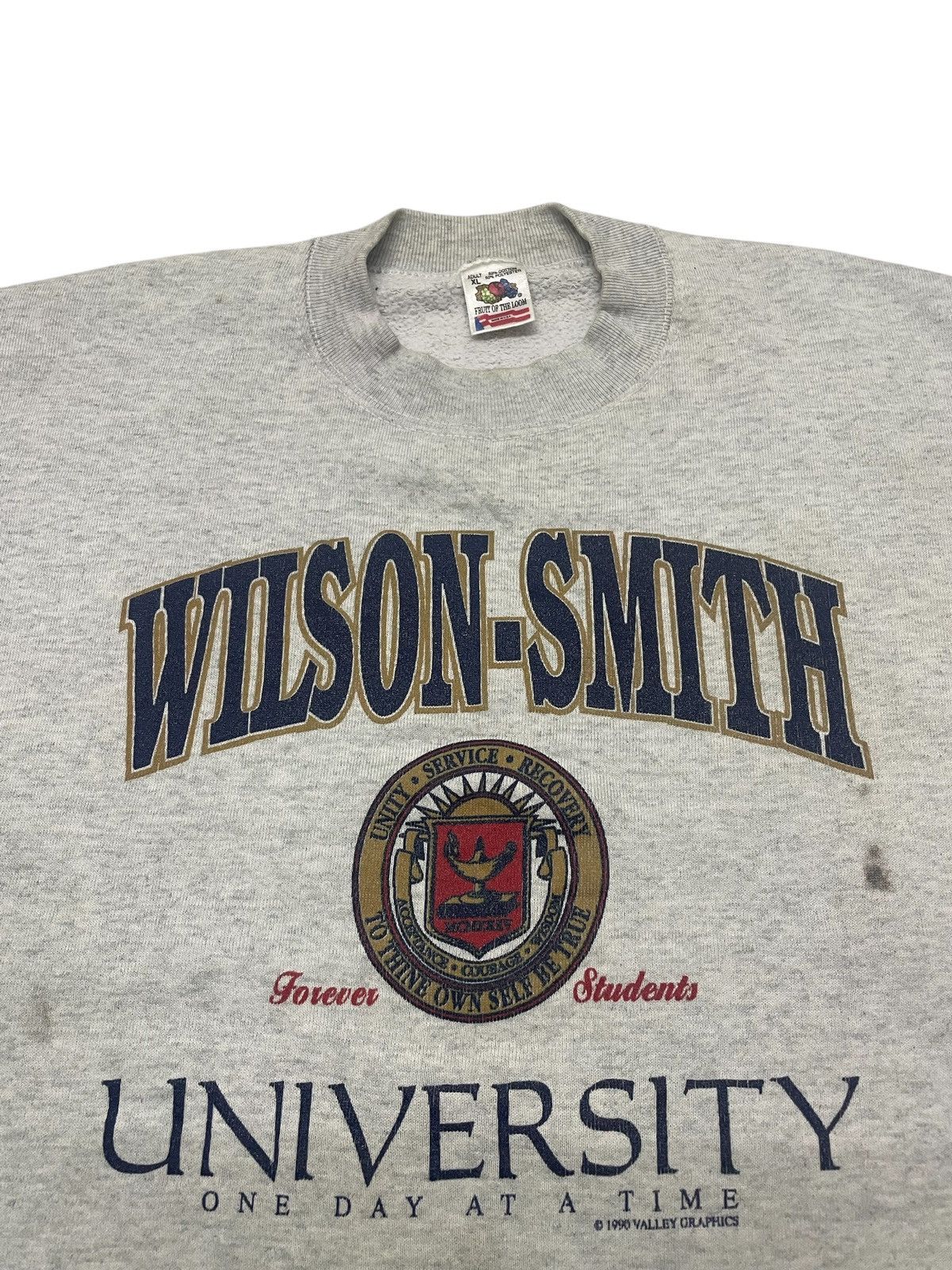Vintage Vintage Universty Wilson Smith Sweatshirt Size US XL / EU 56 / 4 - 2 Thumbnail