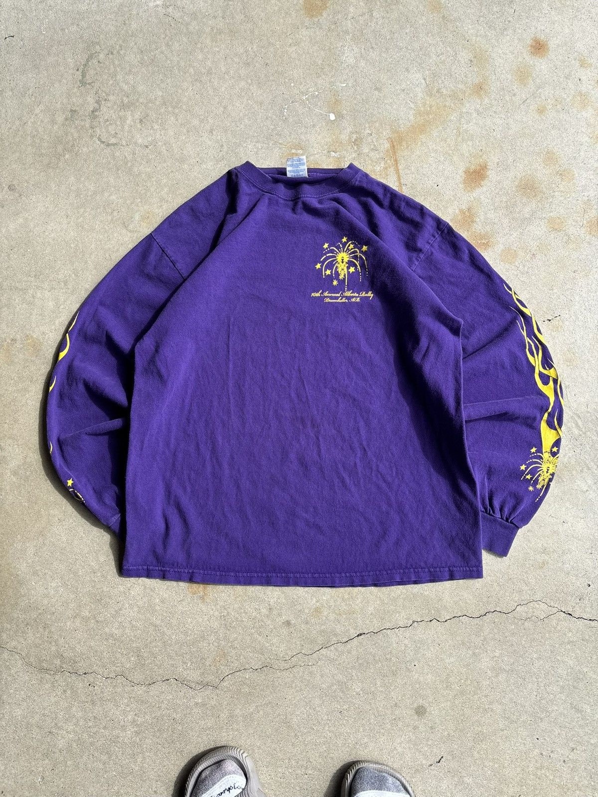 Other Vintage Annual Motercycle Rally Choppers Boxy Flame Shirt Size US L / EU 52-54 / 3 - 1 Thumbnail