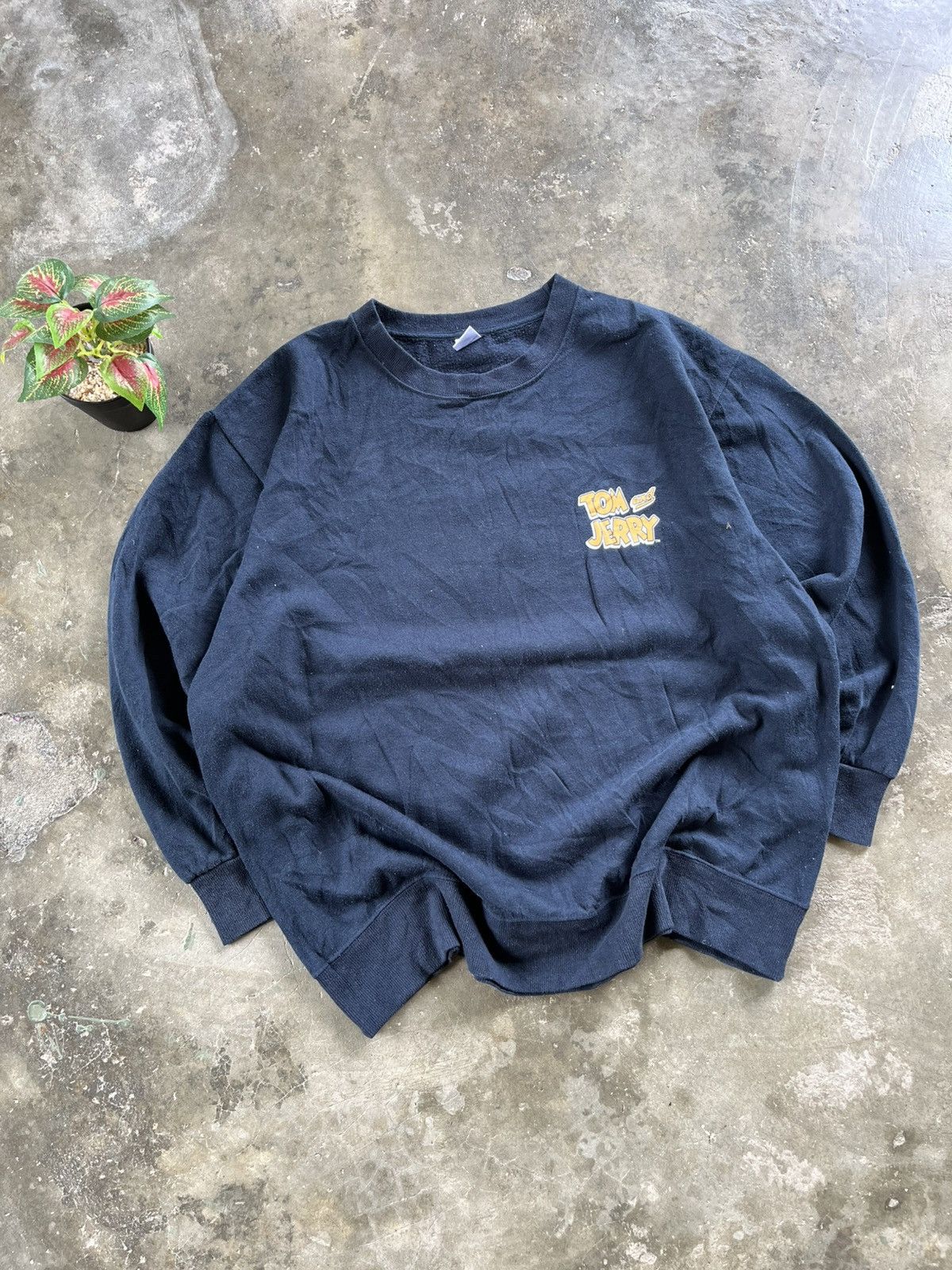 Cartoon Network × Japanese Brand ⚡️Cartoon Network Tom & Jerry Backhit Logo Sweetshirts Size US XXL / EU 58 / 5 - 3 Thumbnail