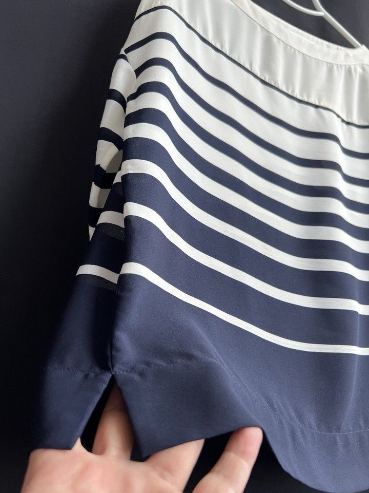 Jean Paul Gaultier Jean Paul Gaultier Lindex Striped Blouse Top Size S Size S / US 4 / IT 40 - 4 Thumbnail