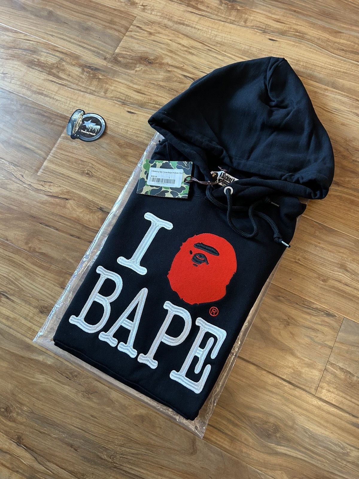 Bape NEW Bape I Love Bape Logo Pullover Hoodie Size US L / EU 52-54 / 3 - 3 Thumbnail