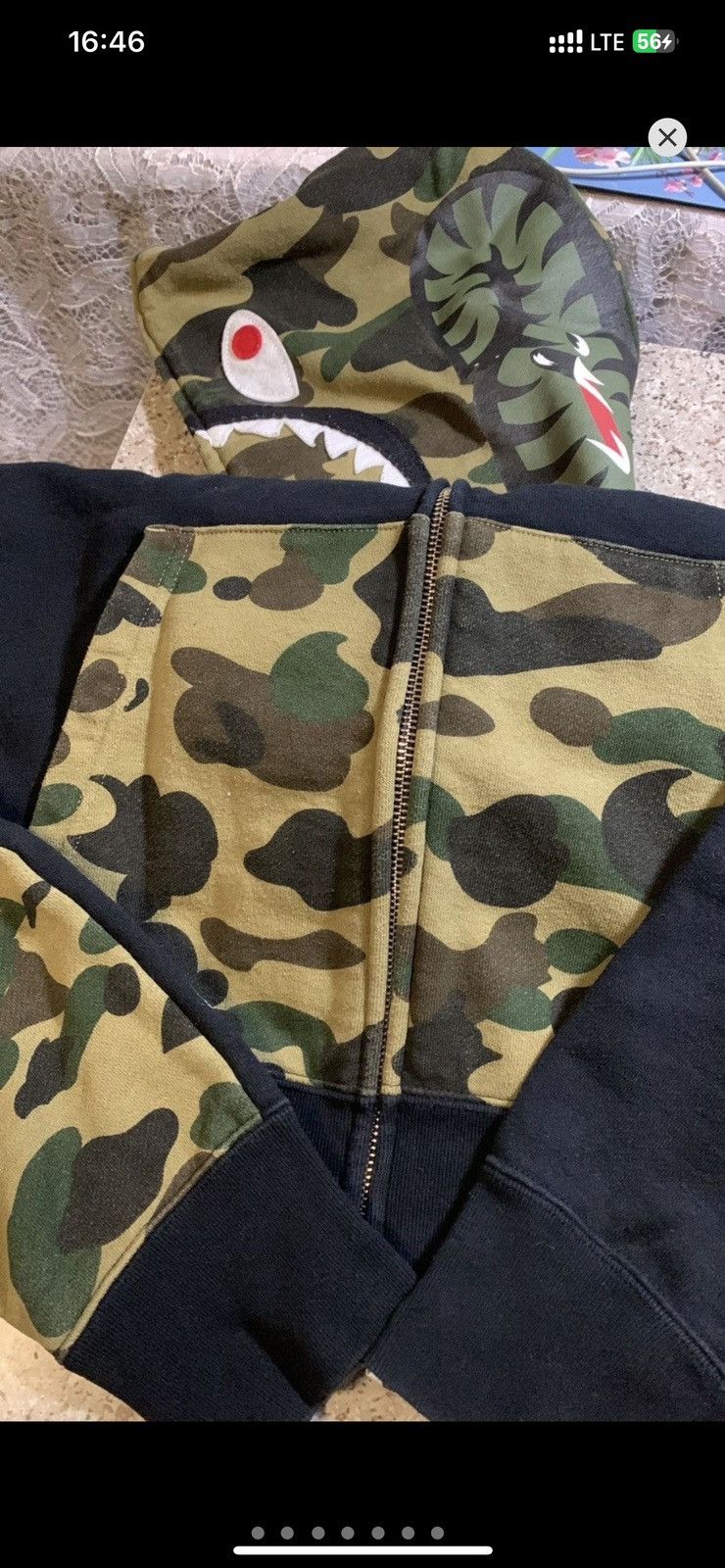 Bape Bape 20th Anniversary HongKong Edition Shark Full Zip Hoodie Size US M / EU 48-50 / 2 - 5 Thumbnail