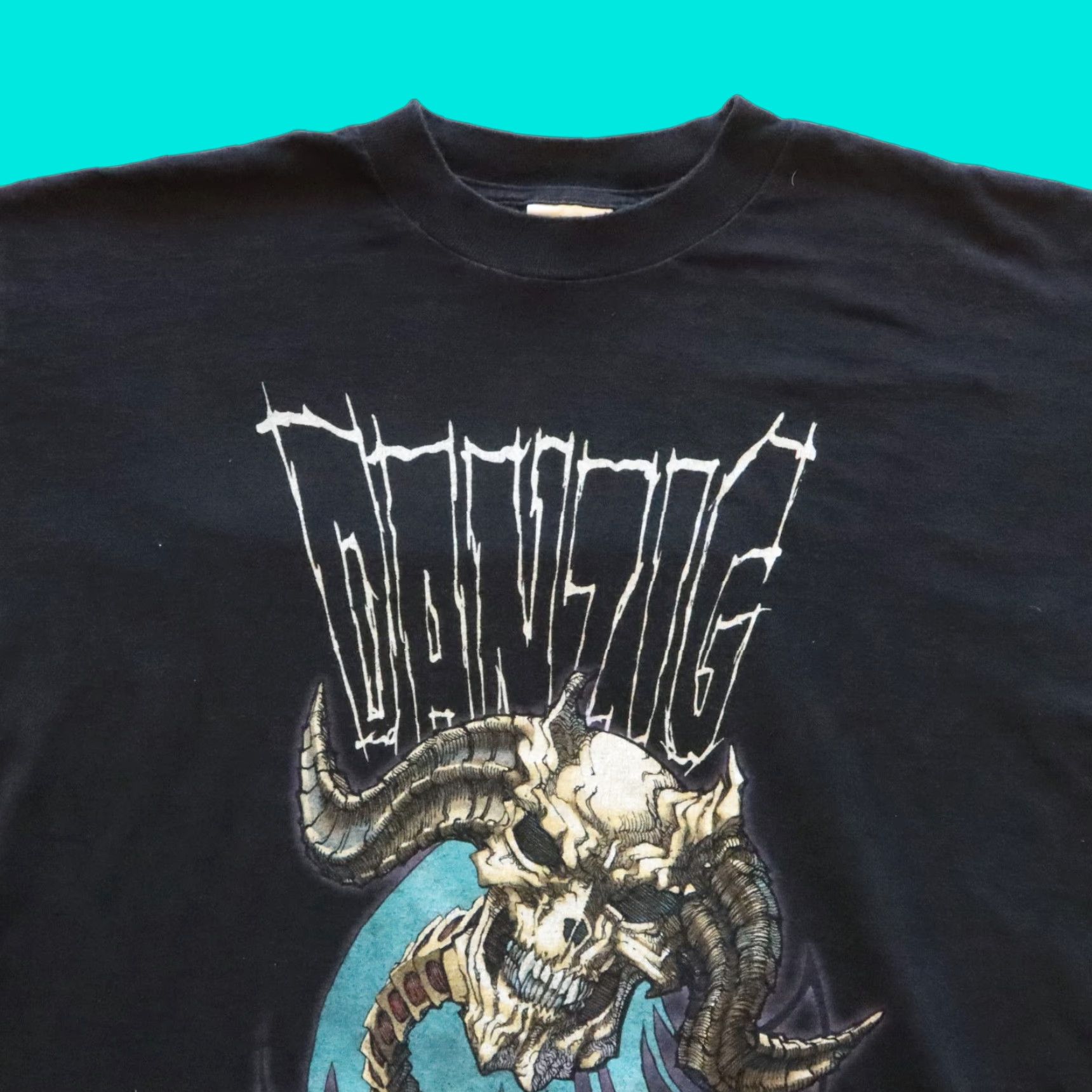 Vintage VINTAGE Danzig Heavy Metal Band Tee T-Shirt XL Mens Black Size US XL / EU 56 / 4 - 1 Thumbnail