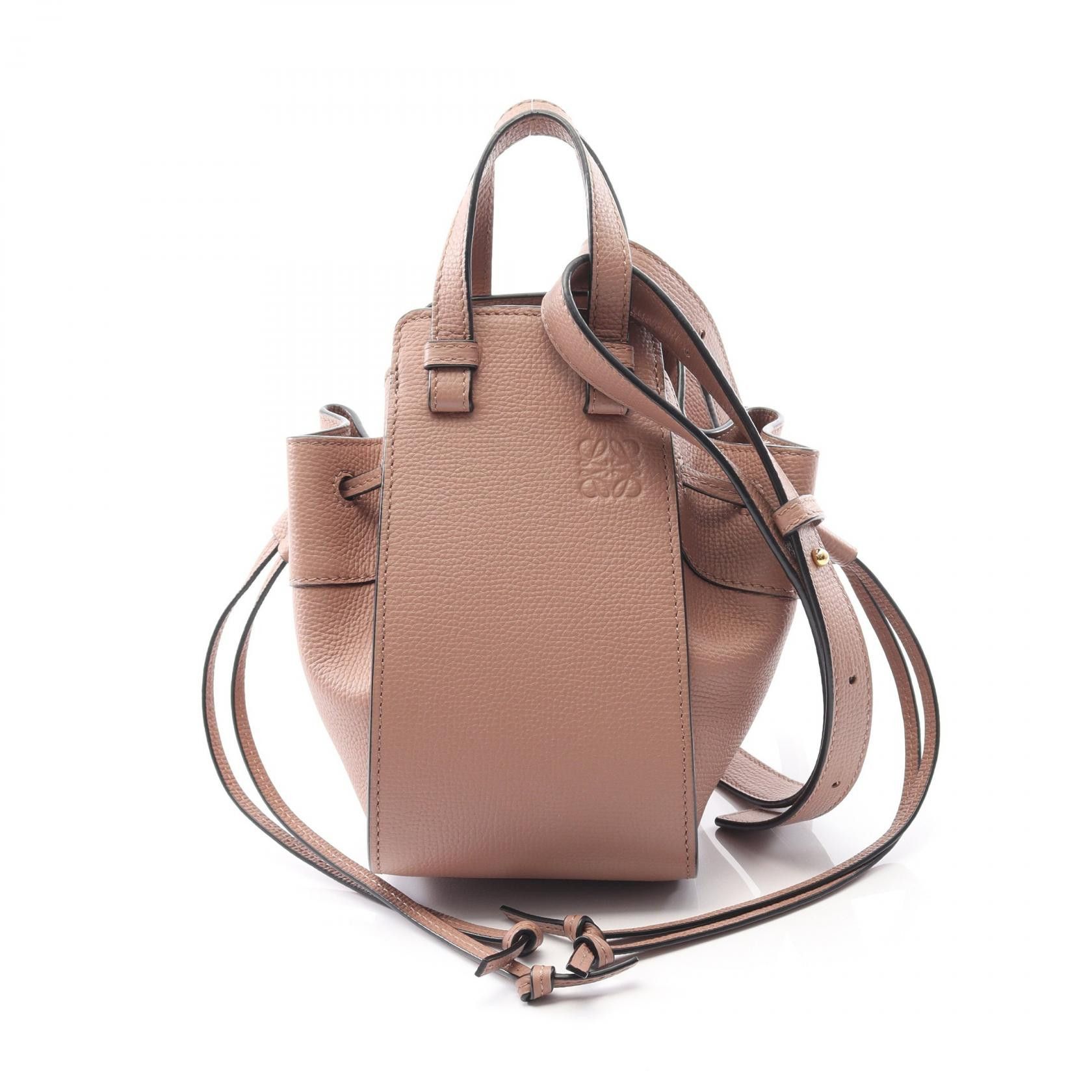 Loewe Loewe Loewe Hammock Drawstring Bag Leather 2way Bag Leather Handbag A538V07X10 DUTY FREE for USA Size ONE SIZE - 1 Thumbnail