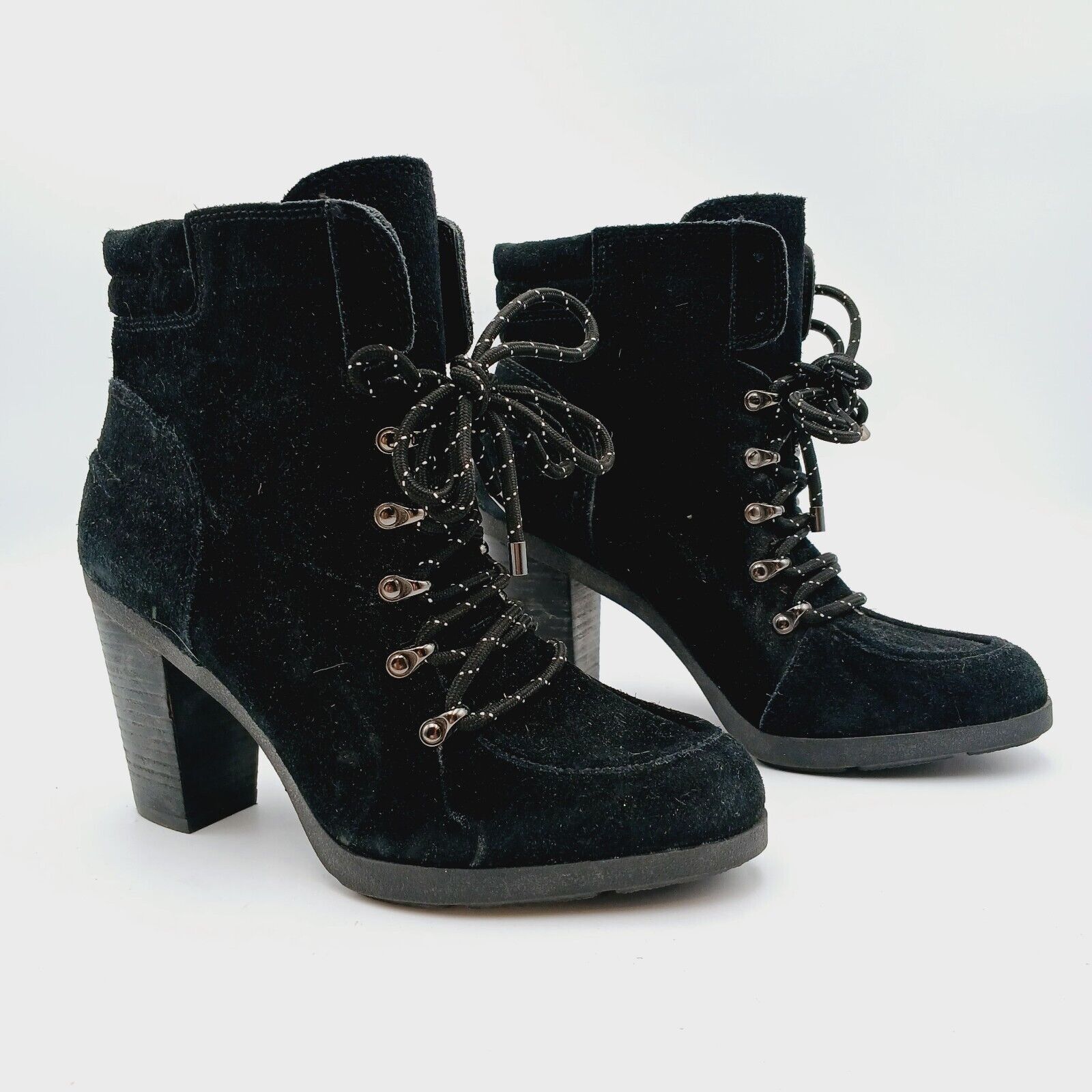 Gianni Valentino Gianni Bini Ankle Boots Booties black Lace Up 8 M Size US 8 / IT 38 - 7 Thumbnail