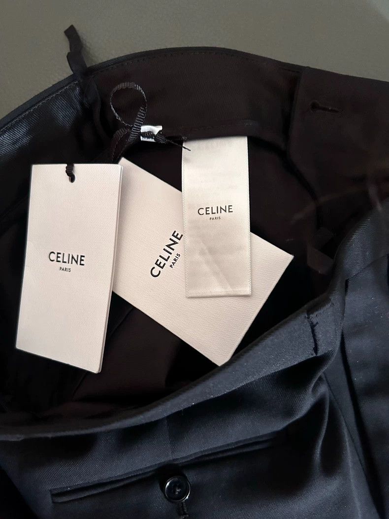Celine Celine 21 FW oversized wool board pants 2501-Nextarrow Size US 44 / EU 60 - 4 Thumbnail