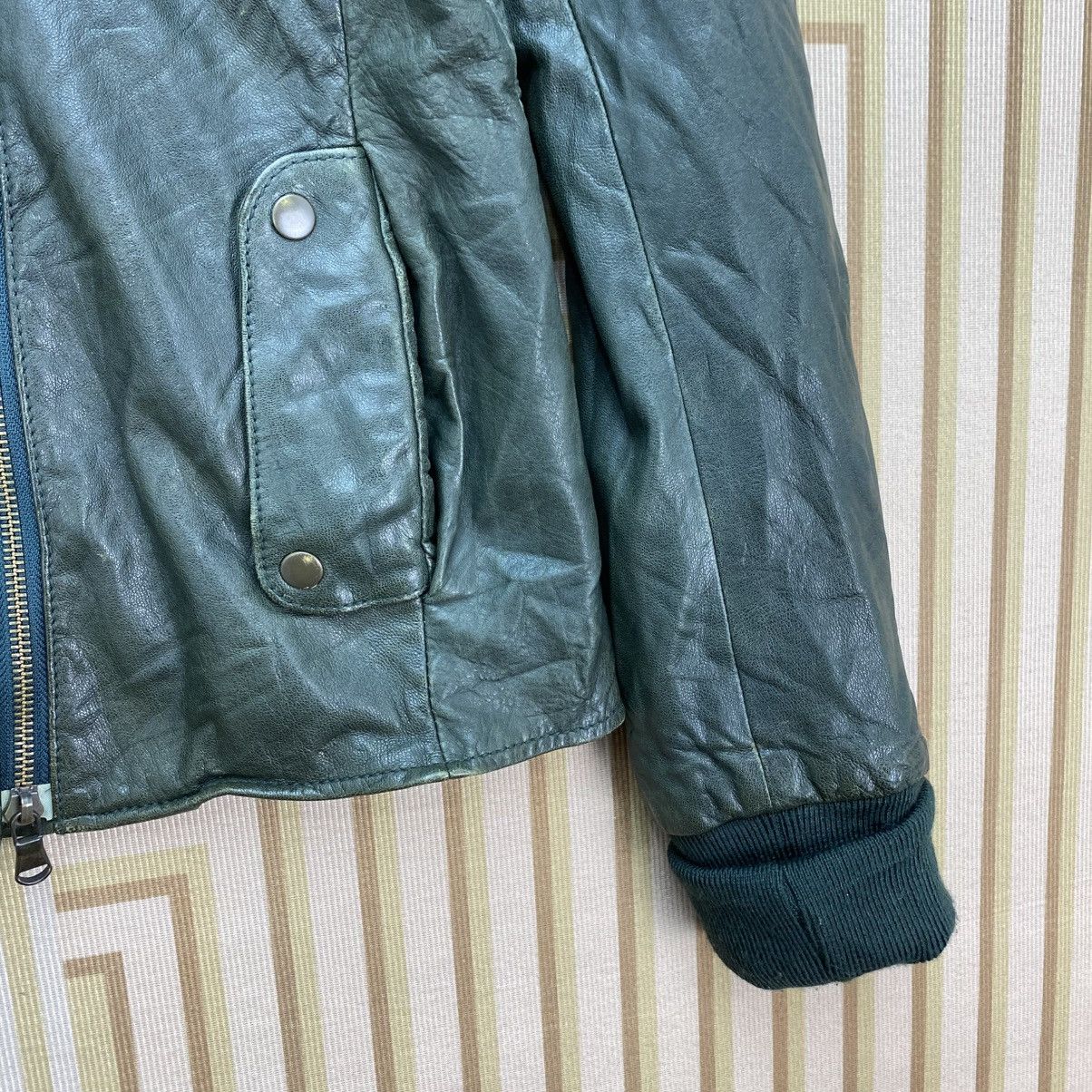 Leather 🫶Japanese Brand Agneau Lamb Skin Jacket Size US S / EU 44-46 / 1 - 5 Thumbnail