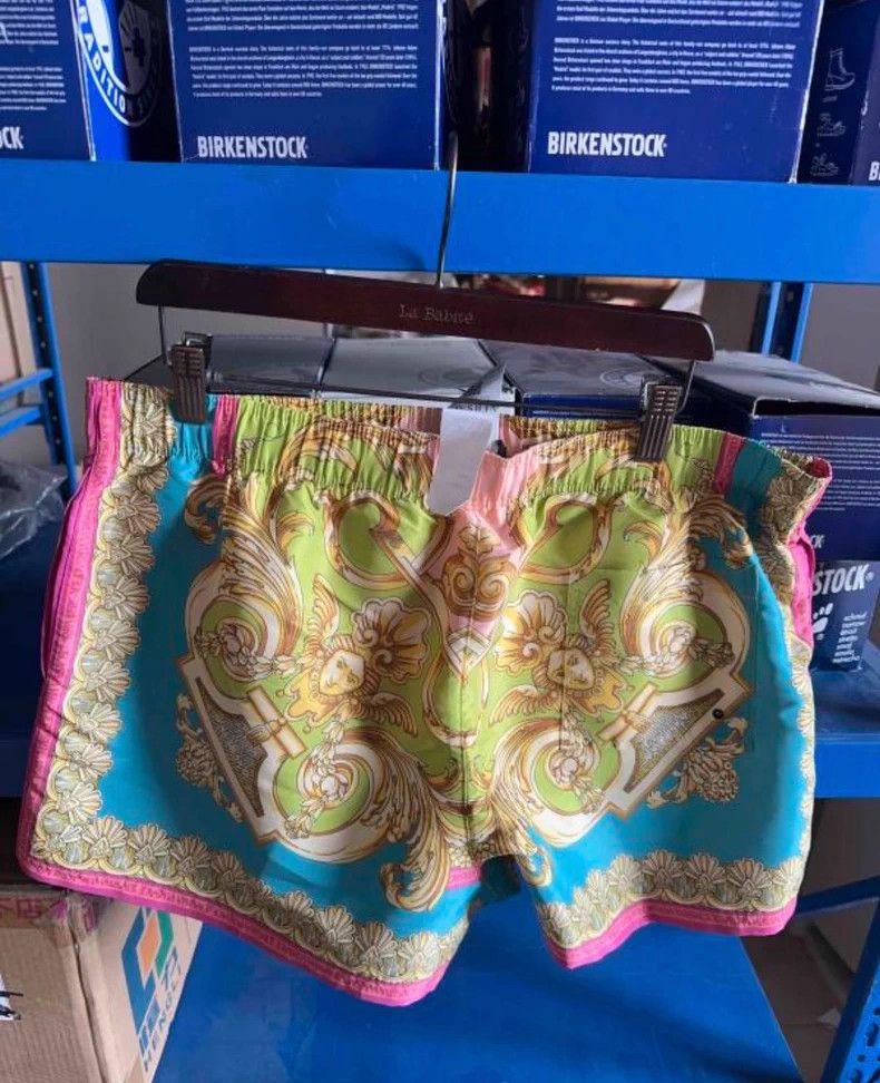 Versace Versace Baroque stretch-print drawstring elasticated boxer Size US 32 / EU 48 - 2 Thumbnail