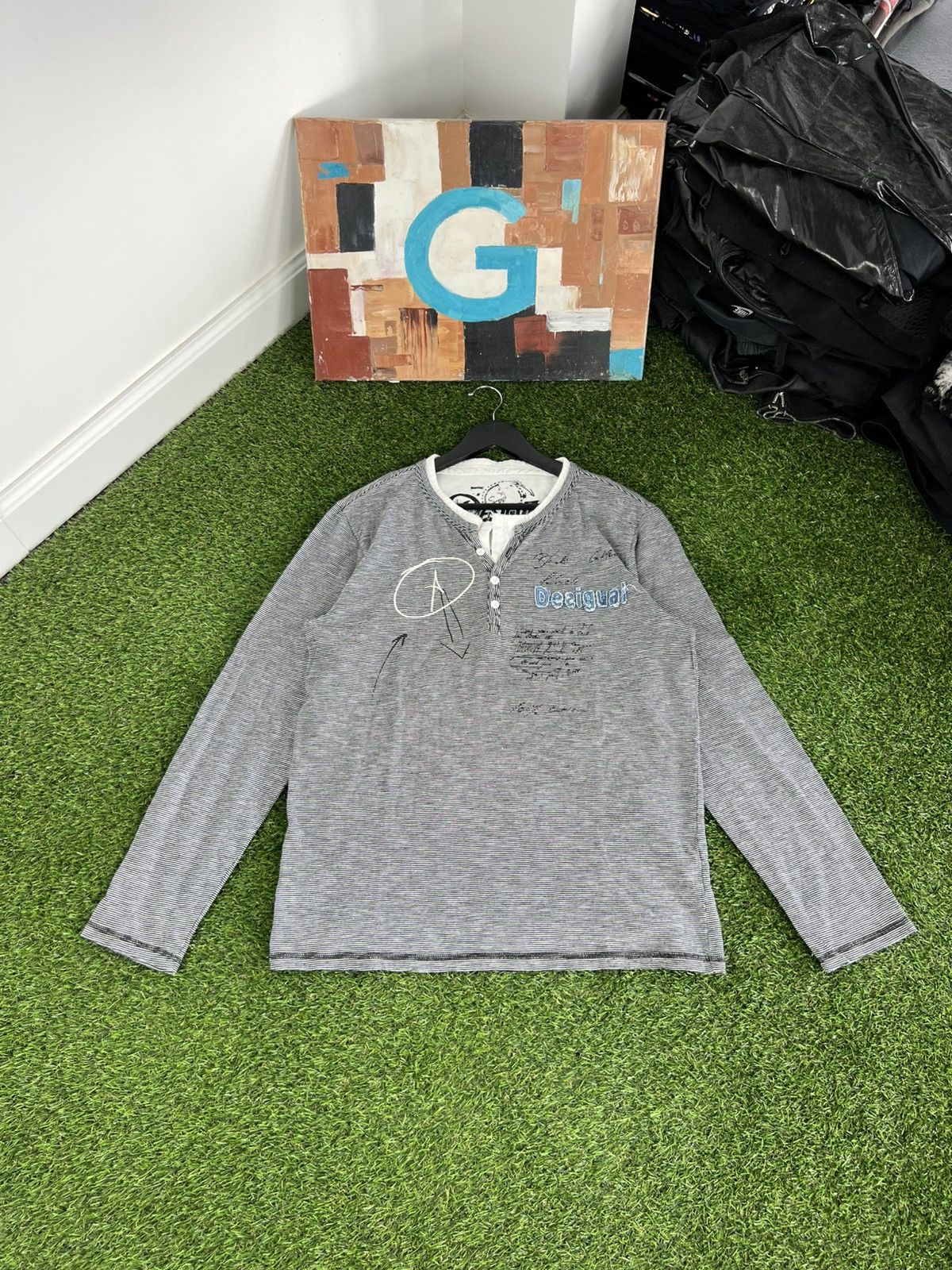 Desigual Desigual Longsleeve Streetwear Gray size L Size US L / EU 52-54 / 3 - 1 Thumbnail