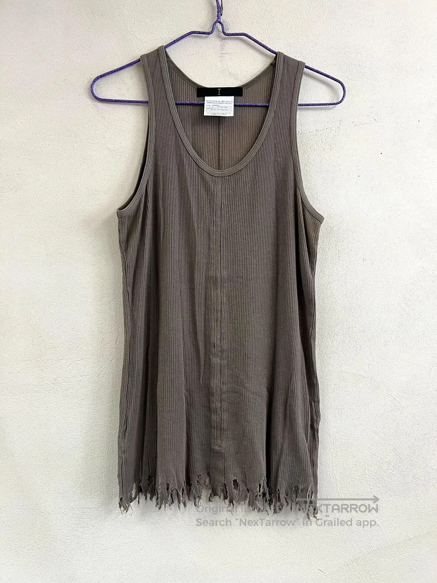 Julius Julius_7 Ruined Hem Tank Top. Size M / US 6-8 / IT 42-44 - 1 Thumbnail