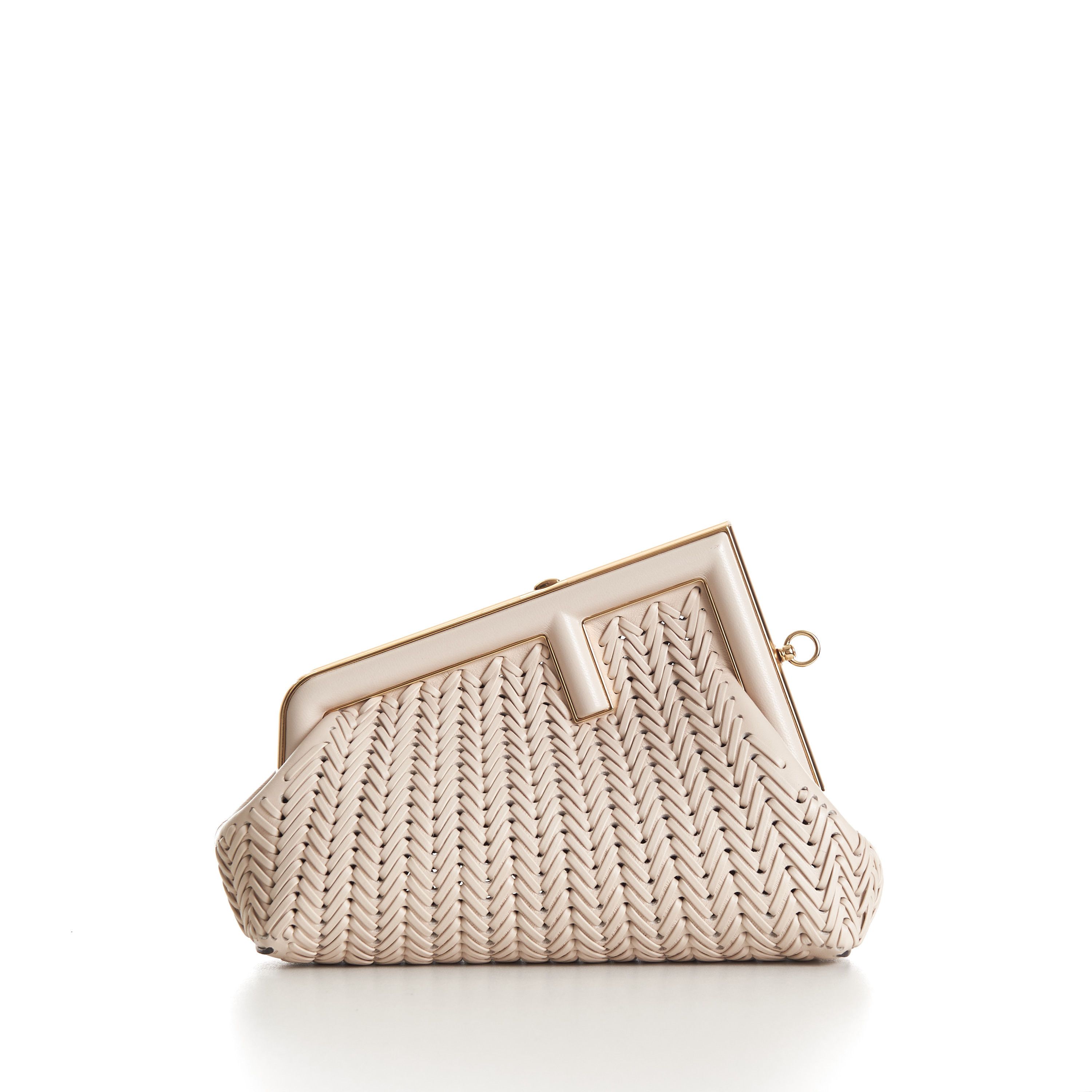 Fendi First Small Camellia Interlaced Leather Bag Size ONE SIZE - 1 Thumbnail