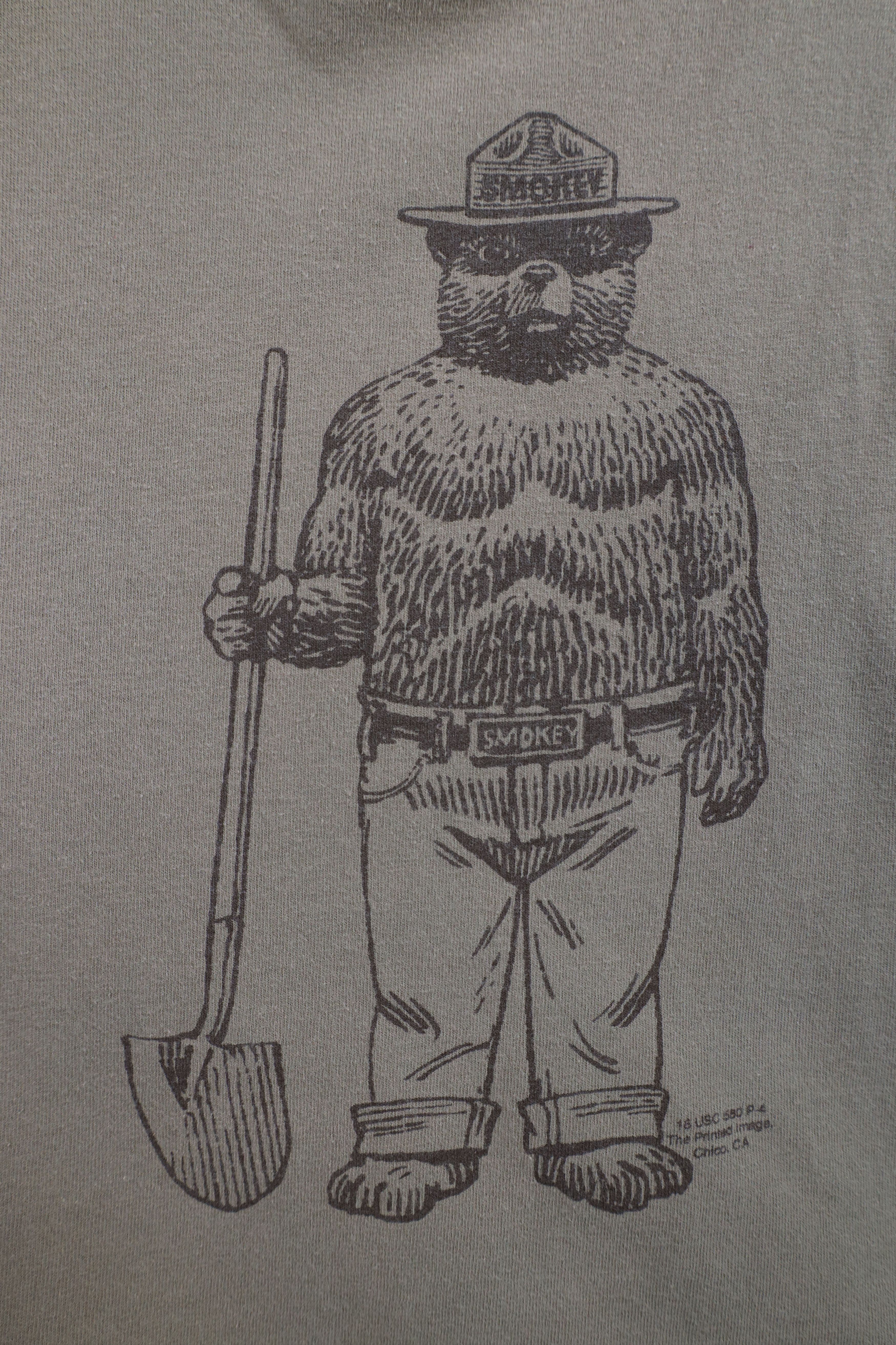 Vintage Vintage Y2K The Bear Short Sleeve T-Shirt Beige Cotton Size US XL / EU 56 / 4 - 4 Thumbnail