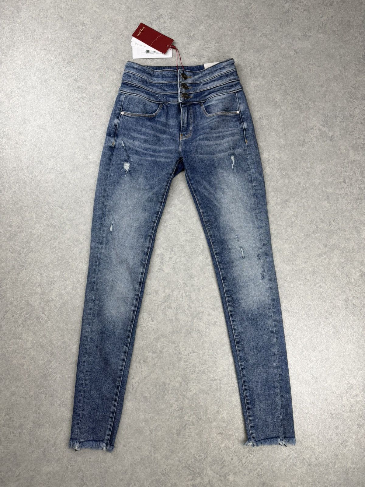 Miss Sixty Miss Sixty Women’s Blue Attack Cropped Denim Jeans Size 25 Size 25" / US 0 / IT 36 - 1 Thumbnail