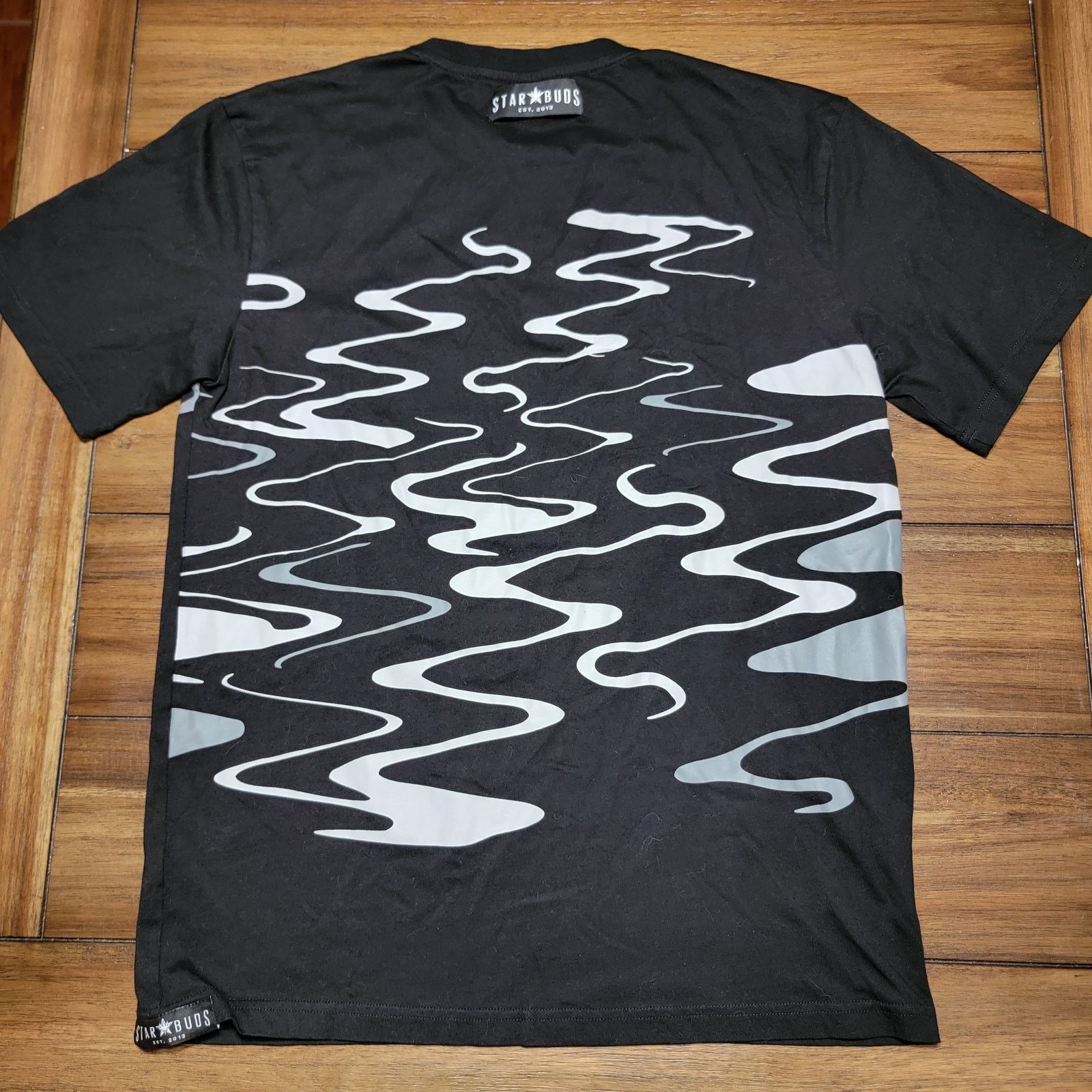 Other Star Buds Black Unisex Smoke Tee "Est. 2013" - Size Medium Size US M / EU 48-50 / 2 - 3 Thumbnail