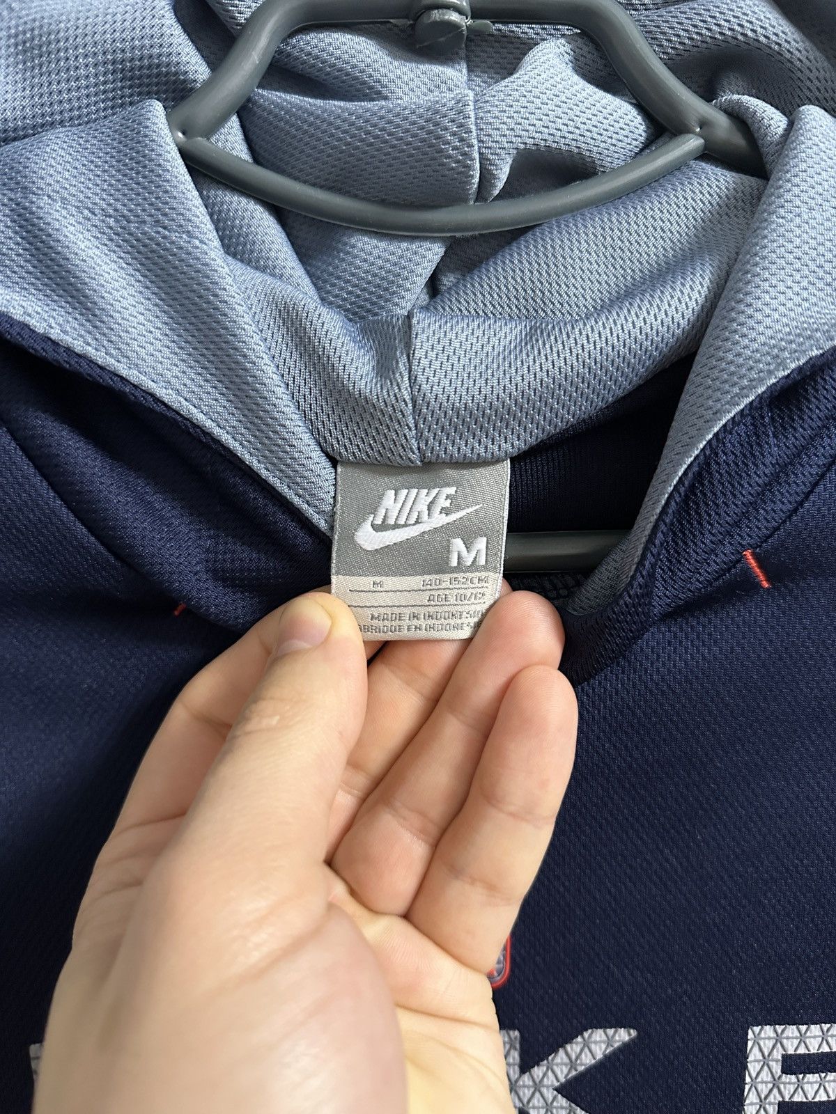 Nike Rare Vintage Hood Shirt Nike Shox Small Swoosh. Junior (M) Size US XS / EU 42 / 0 - 8 Thumbnail