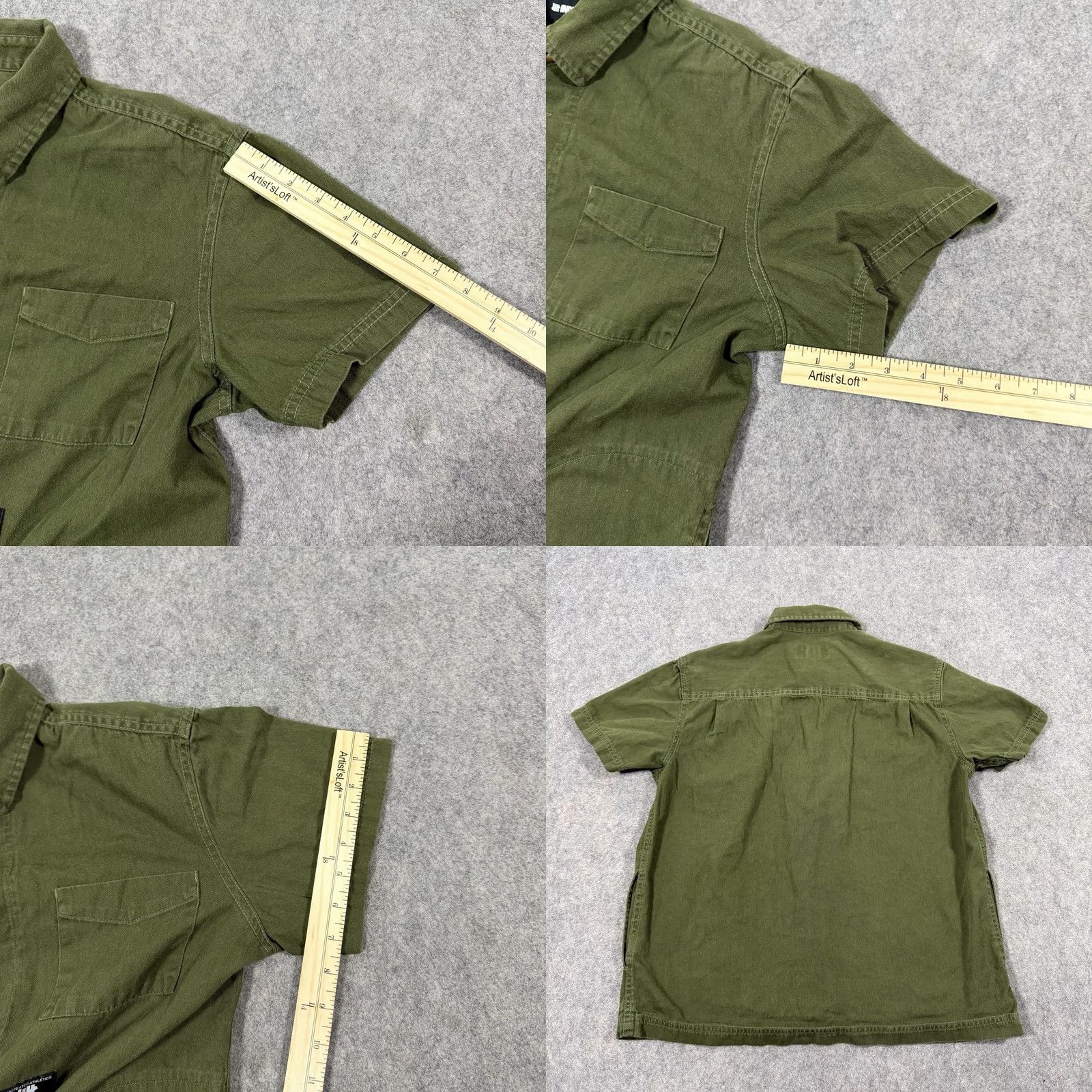 Undefeated Undefeated UNDFTD UNIT BDU Button Shirt Men's Sz Small Olive Green Size US S / EU 44-46 / 1 - 9 Thumbnail