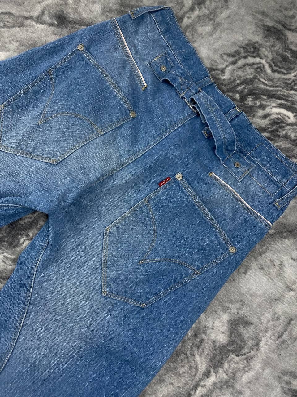 Levi's Vintage Levi’s Engineered Twisted Seams Cinch Denim Jeans Size US 29 - 4 Thumbnail