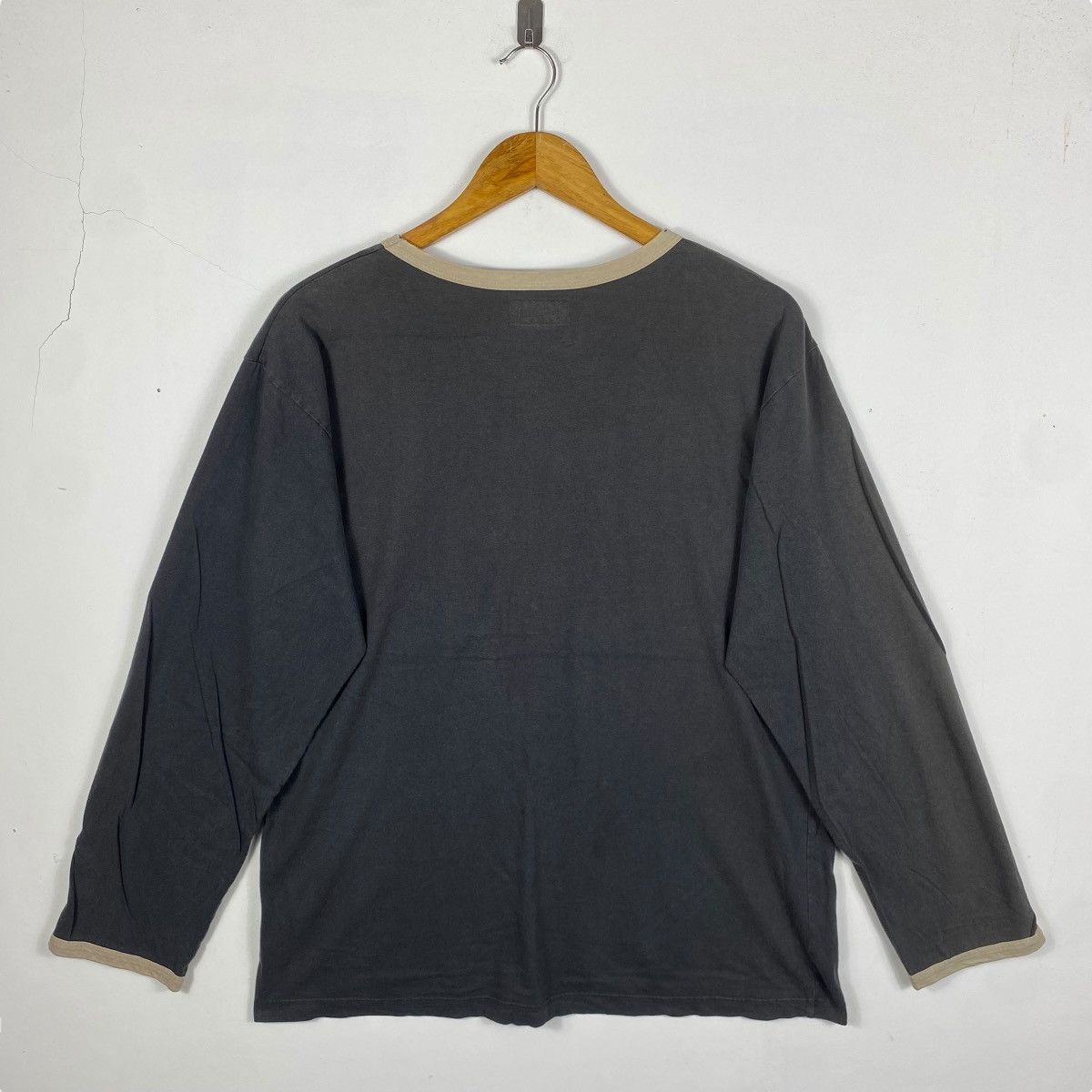agnes b. Vintage 90's AGNES B. Paris Women Longsleeve Tops Tee Shirt Size L / US 10 / IT 46 - 3 Thumbnail