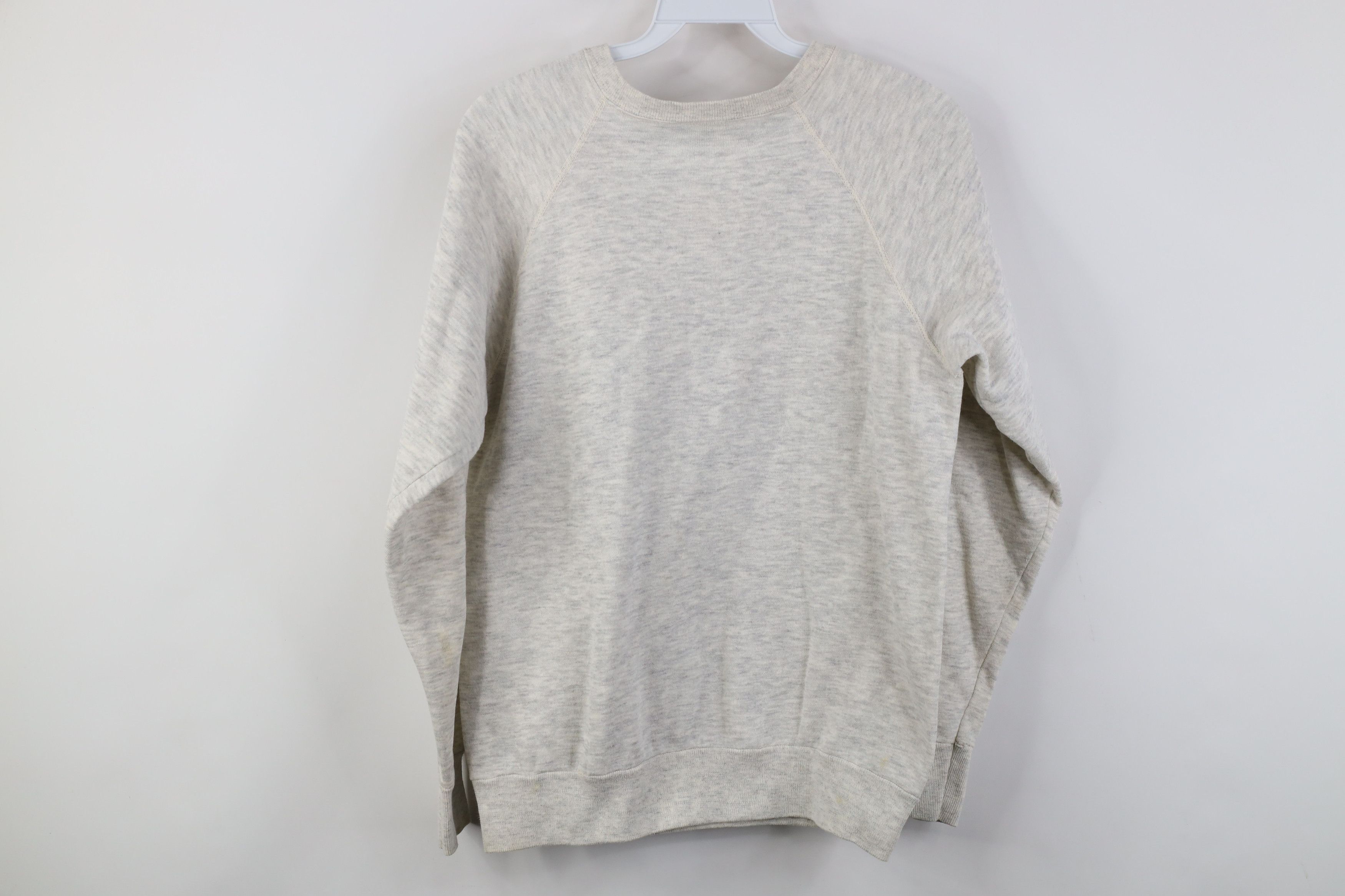 Vintage Vintage 60s 70s Streetwear Raglan Sweatshirt Heather Gray US Size M / US 6-8 / IT 42-44 - 13 Thumbnail