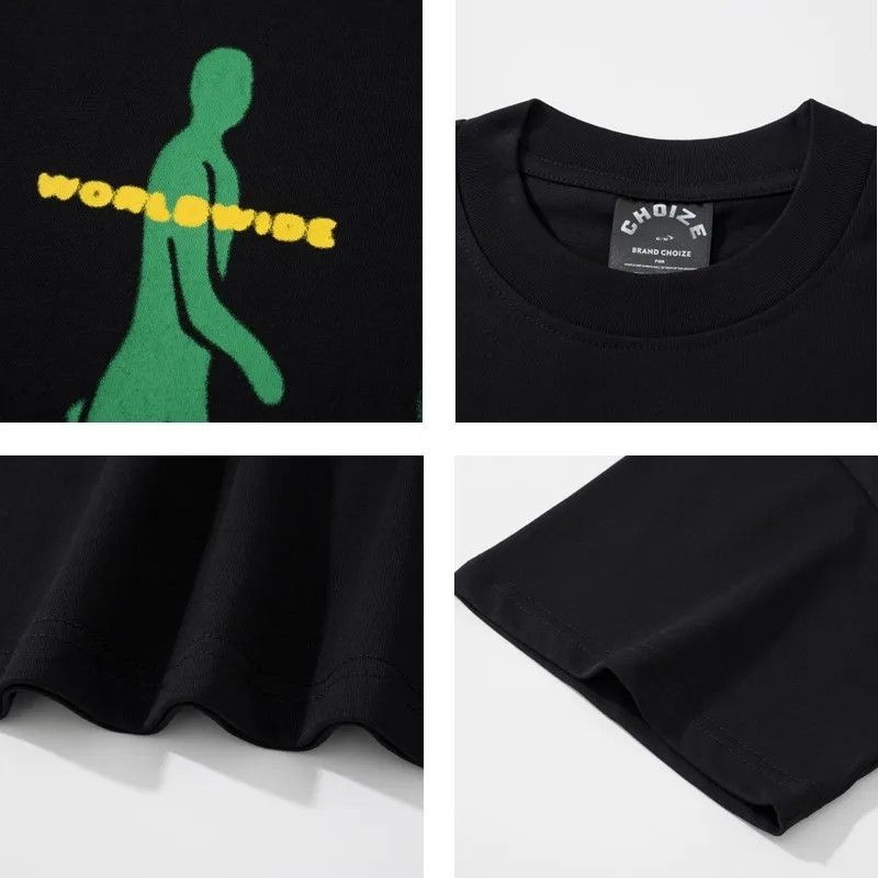 Japanese Brand Have A Nice Blurry Graphic Human Black Tee Size US M / EU 48-50 / 2 - 3 Thumbnail
