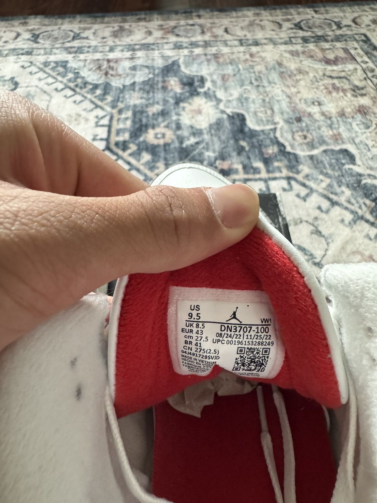Jordan Brand Air Jordan 3 “White Cement” Reimagined Size US 9.5 / EU 42-43 - 7 Thumbnail