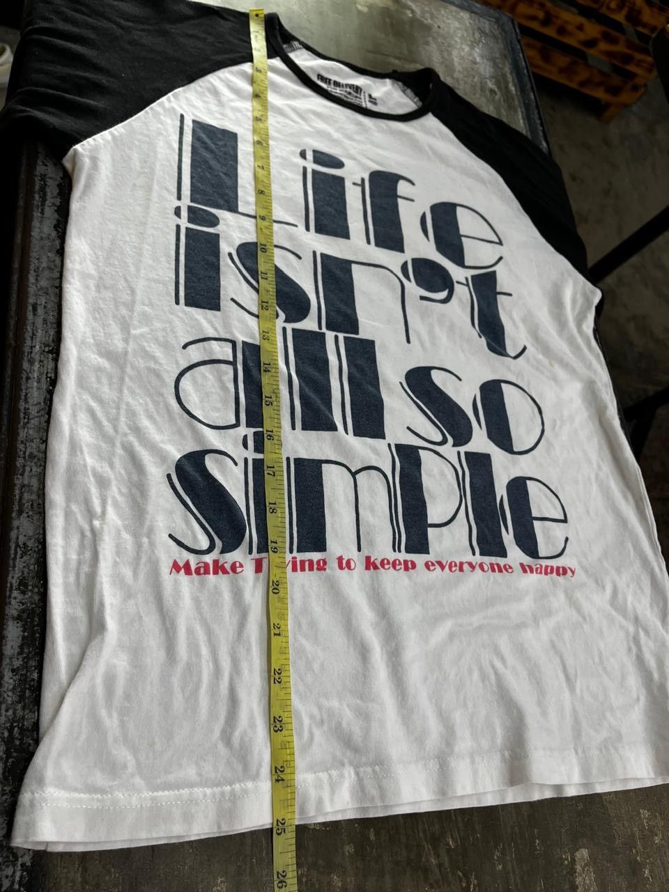 If Six Was Nine × Japanese Brand 2000s life is simple longsleeve style Size US M / EU 48-50 / 2 - 8 Thumbnail