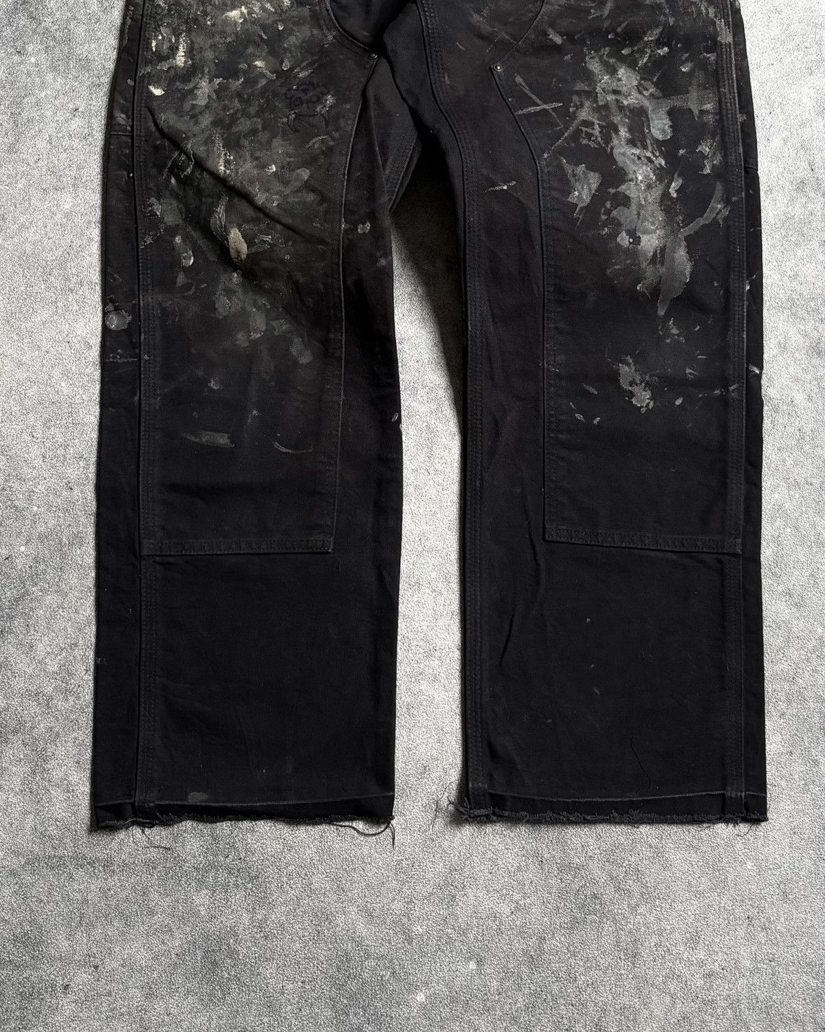 Carhartt Faded Black Painters Carhartt Double Knee Pants Size US 31 - 4 Thumbnail